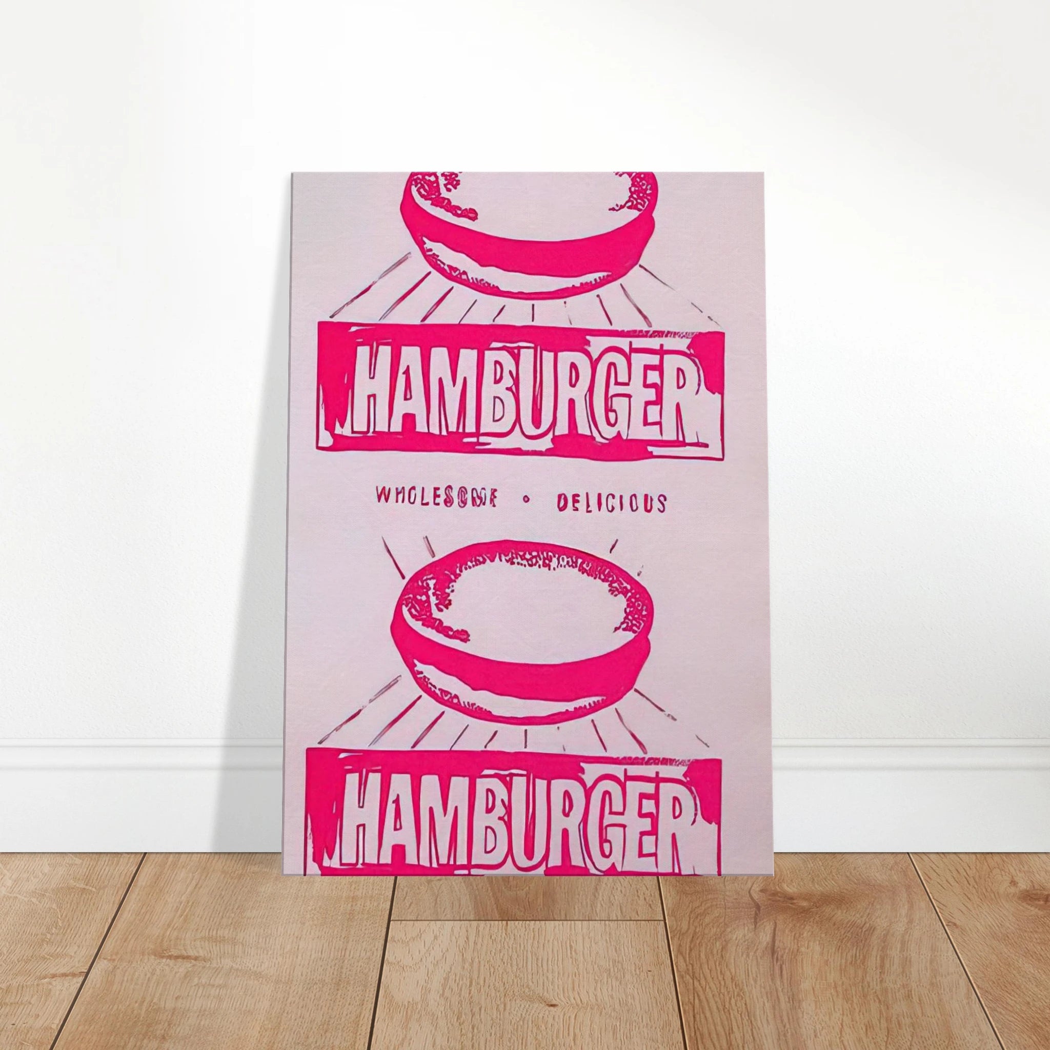 Double Hamburger Canvas | Andy Warhol Canvas | Andy Warhol Prints