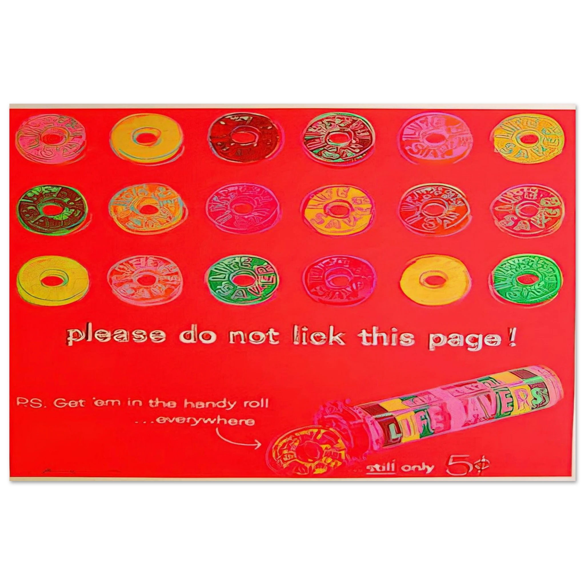 Life Savers Poster | Andy Warhol Poster | Andy Warhol Prints