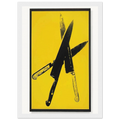 Knives Framed Poster | Andy Warhol Framed Prints Wall Art | Andy Warhol Prints