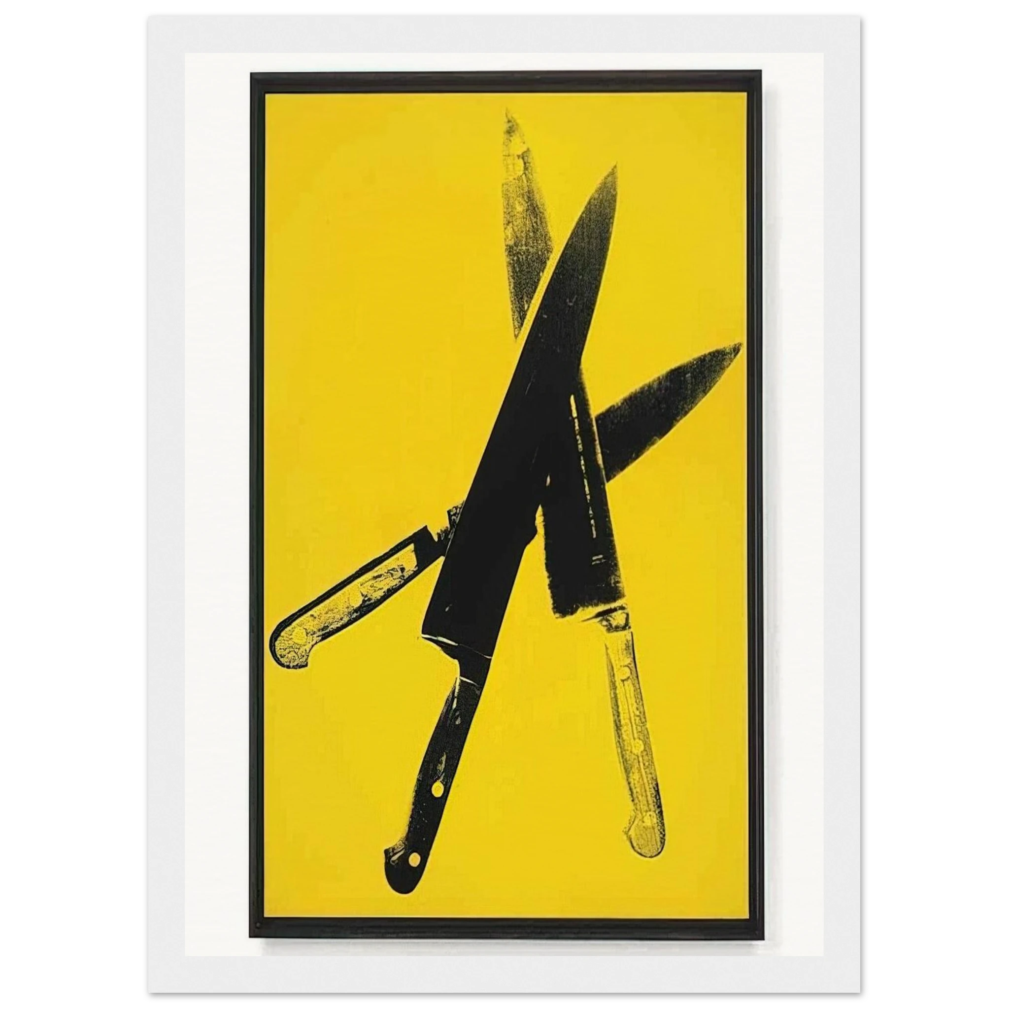 Knives Framed Poster | Andy Warhol Framed Prints Wall Art | Andy Warhol Prints