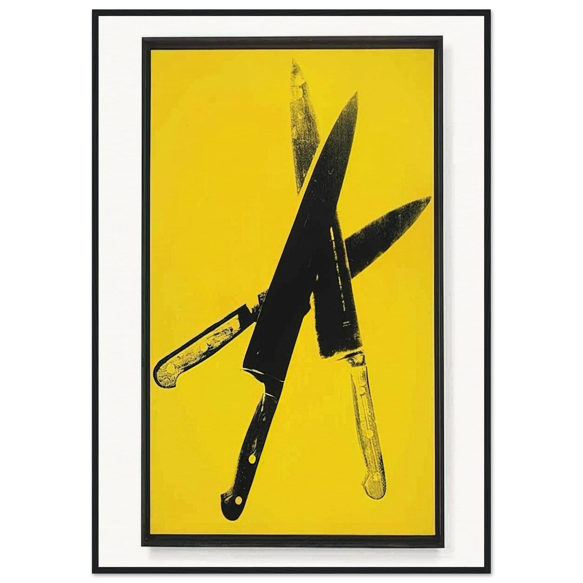 Knives Framed Poster | Andy Warhol Framed Prints Wall Art | Andy Warhol Prints