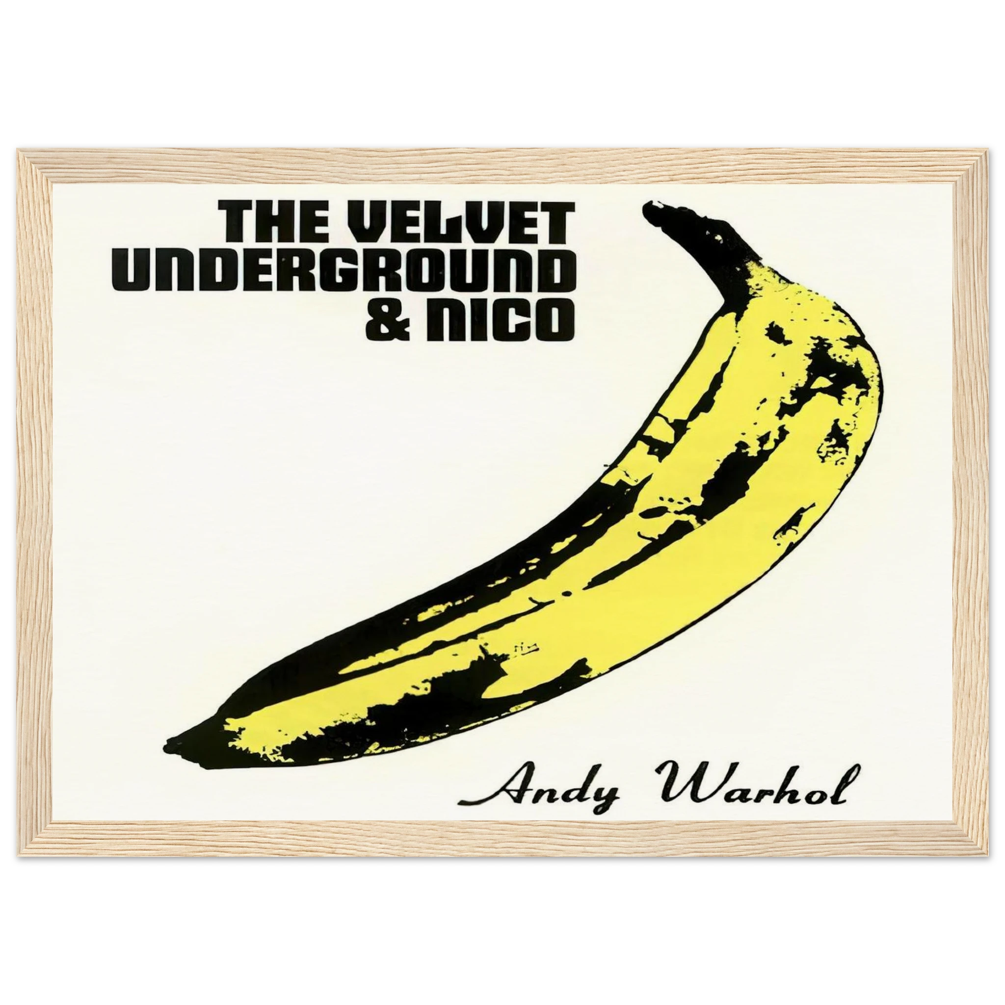 Velvet Underground & Nico Framed Poster | Andy Warhol Framed Prints Wall Art | Andy Warhol Prints