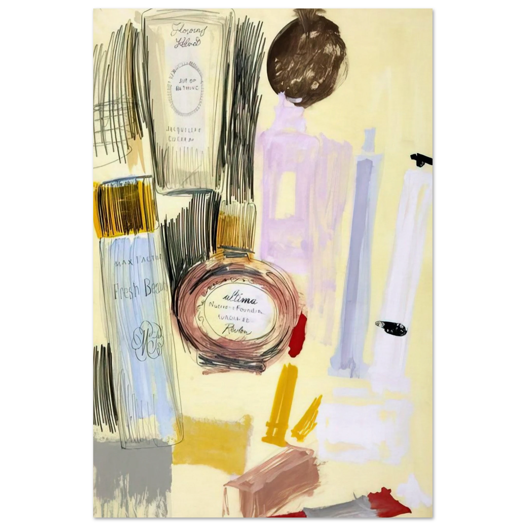 Untitled  Beauty Products  Poster | Andy Warhol Poster | Andy Warhol Prints