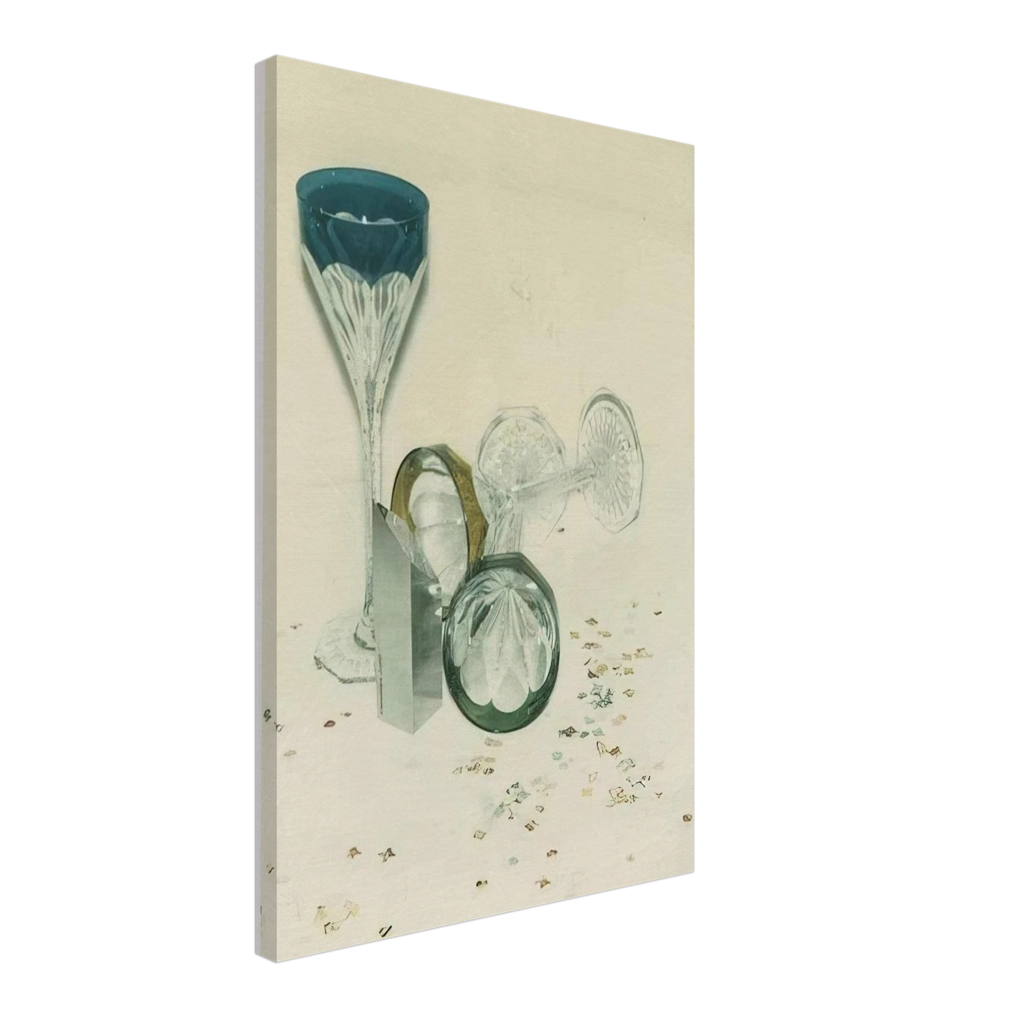 Committee 2000 Champagne Glasses Canvas | Andy Warhol Canvas | Andy Warhol Prints