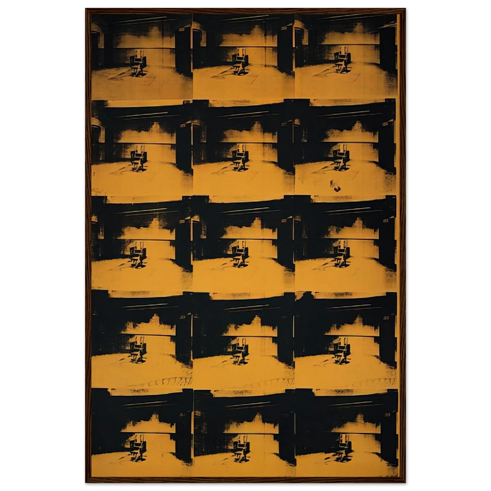 Orange Disaster Framed Poster | Andy Warhol Framed Prints Wall Art | Andy Warhol Prints