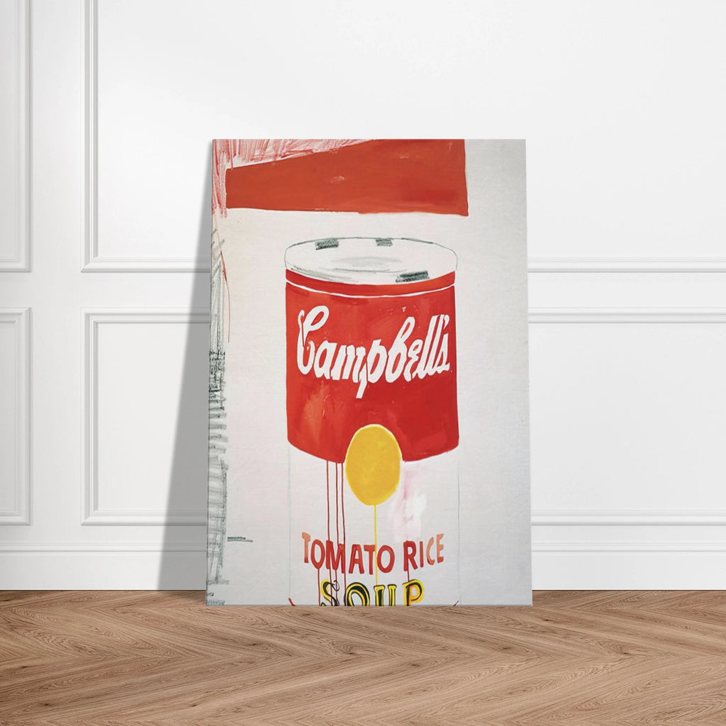 Campbell's Soup Can  Tomato Rice  Canvas | Andy Warhol Canvas | Andy Warhol Prints