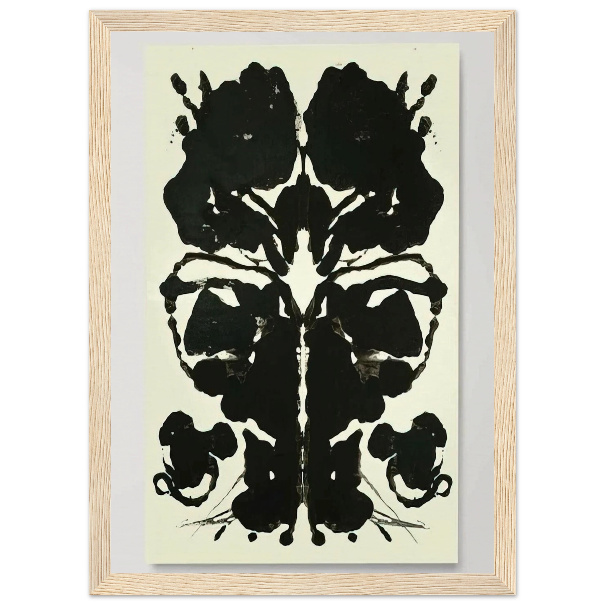 Rorschach Framed Poster | Andy Warhol Framed Prints Wall Art | Andy Warhol Prints