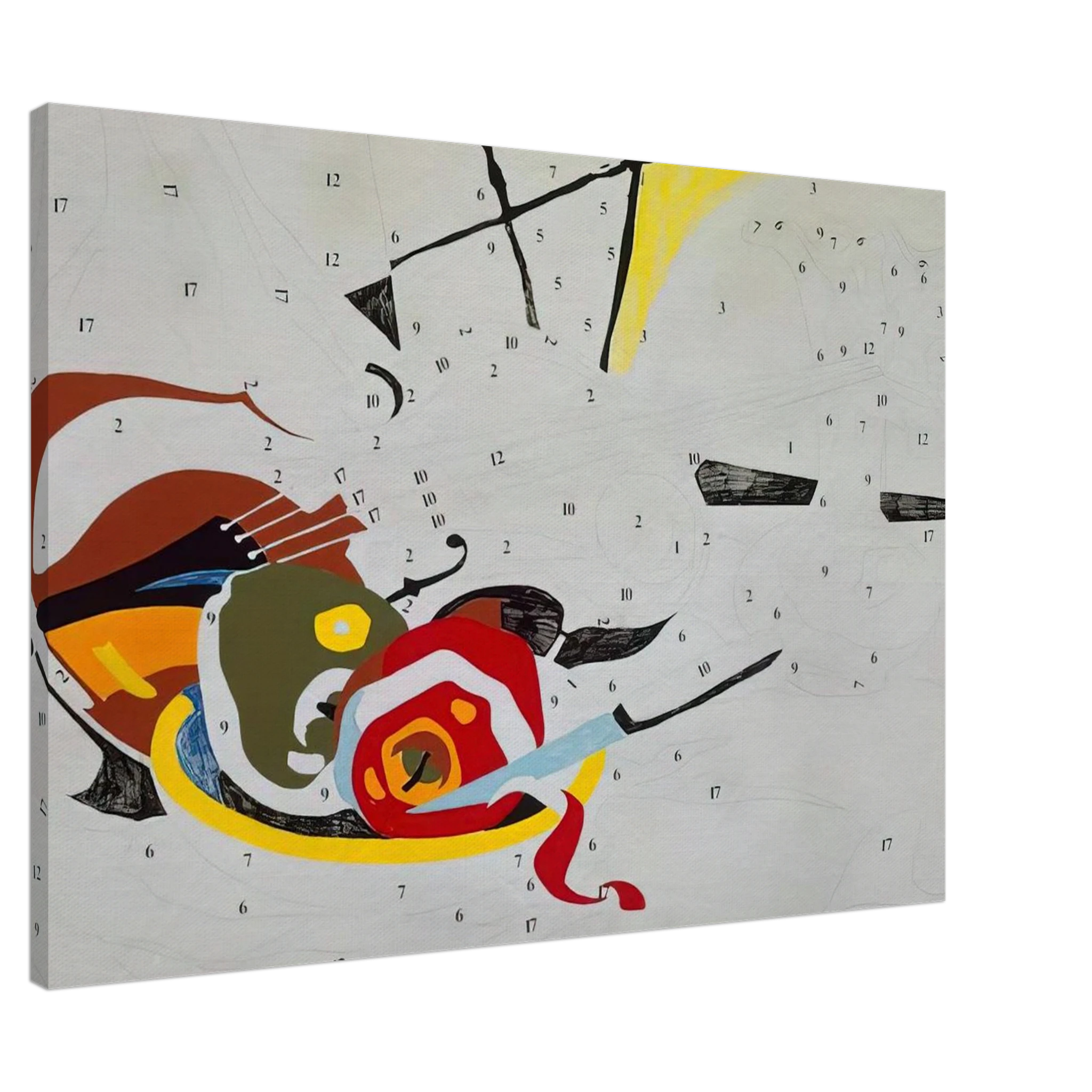 Do It Yourself  Violin  Canvas | Andy Warhol Canvas | Andy Warhol Prints