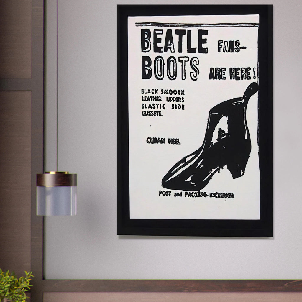 Beatle Boots Poster | Andy Warhol Poster | Andy Warhol Prints