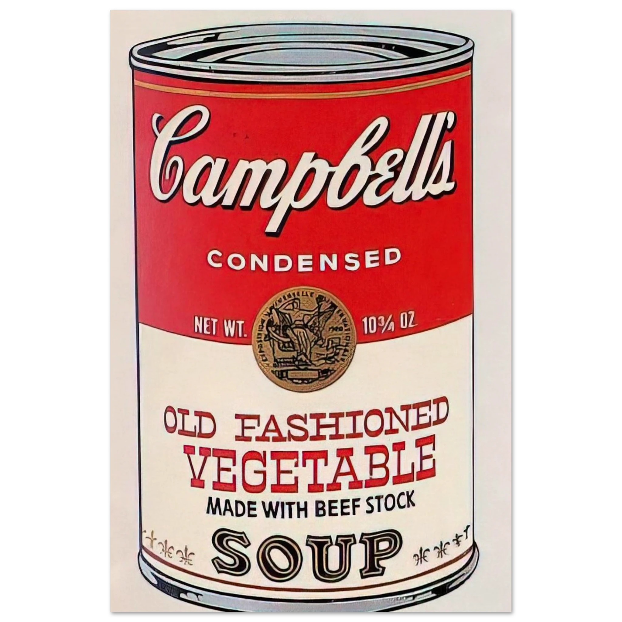 Campbell's Soup Can  Old Fashioned Vegetable  Poster | Andy Warhol Poster | Andy Warhol Prints