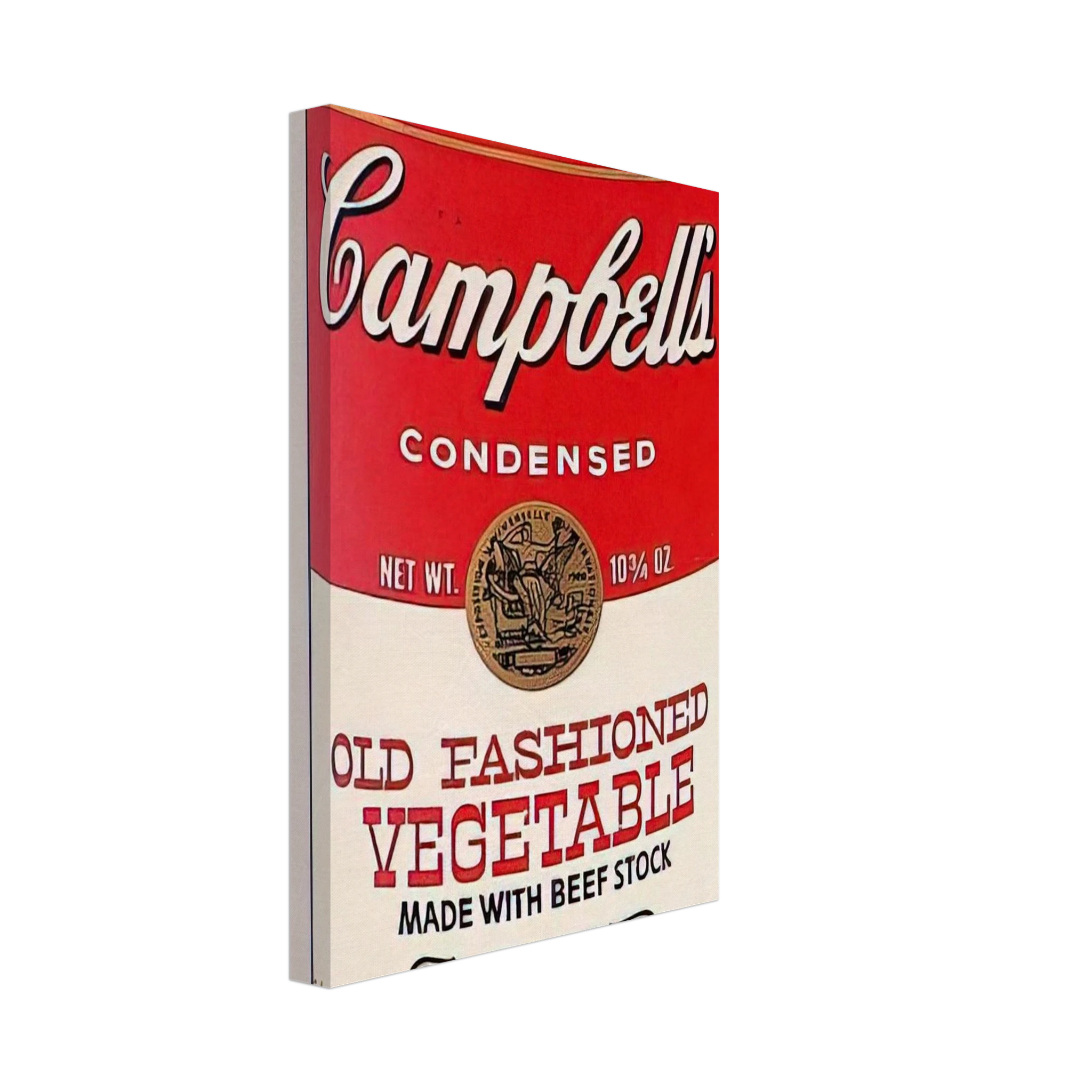 Campbell's Soup Can  Old Fashioned Vegetable  Canvas | Andy Warhol Canvas | Andy Warhol Prints