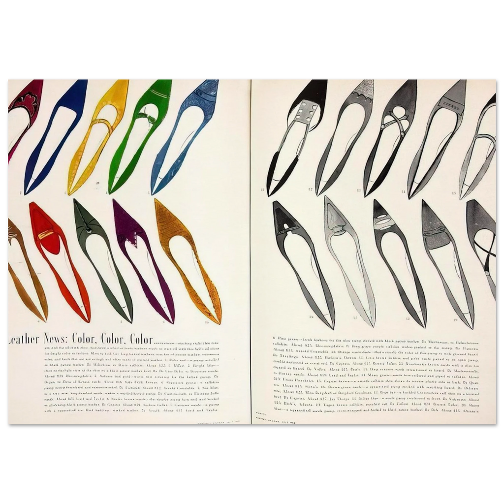 Shoe Advertisement for I.Miller  Harper's Bazzar  Poster | Andy Warhol Poster | Andy Warhol Prints