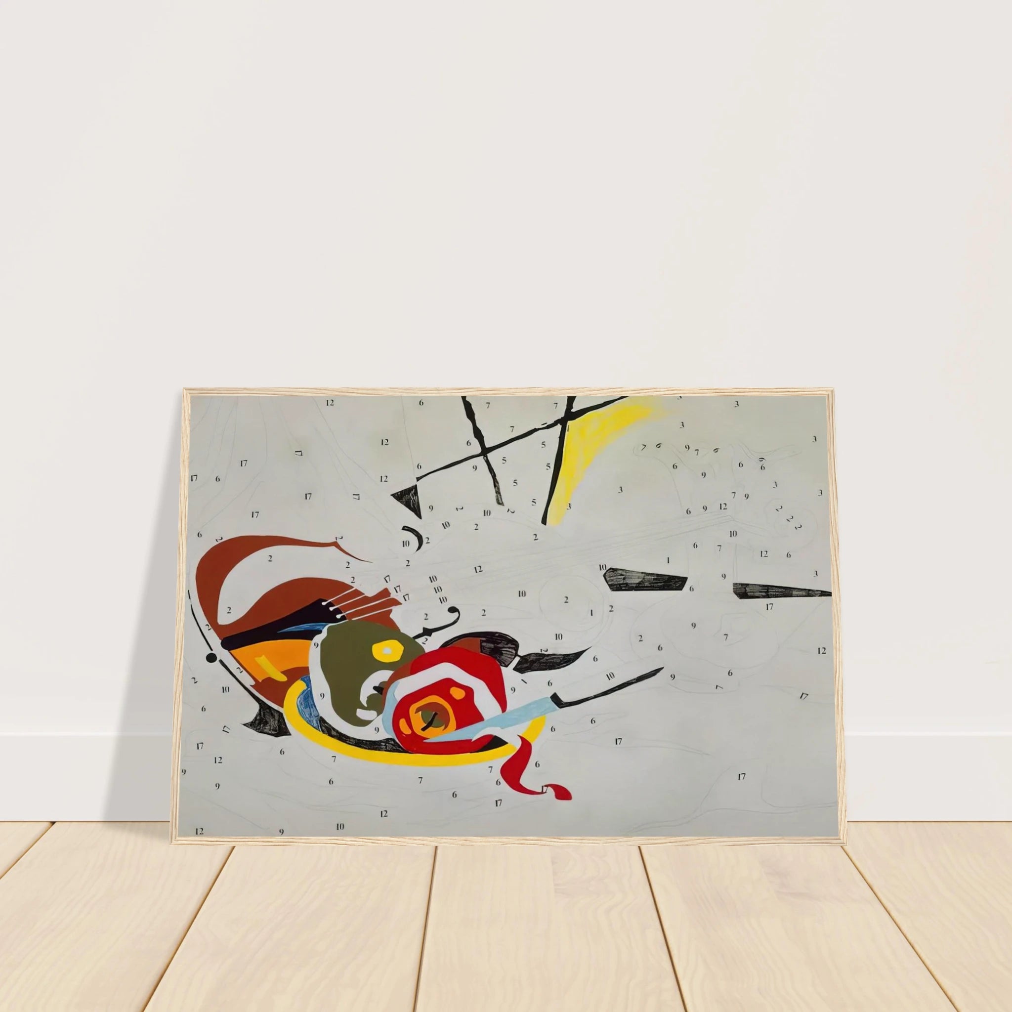 Do It Yourself  Violin  Framed Poster | Andy Warhol Framed Prints Wall Art | Andy Warhol Prints