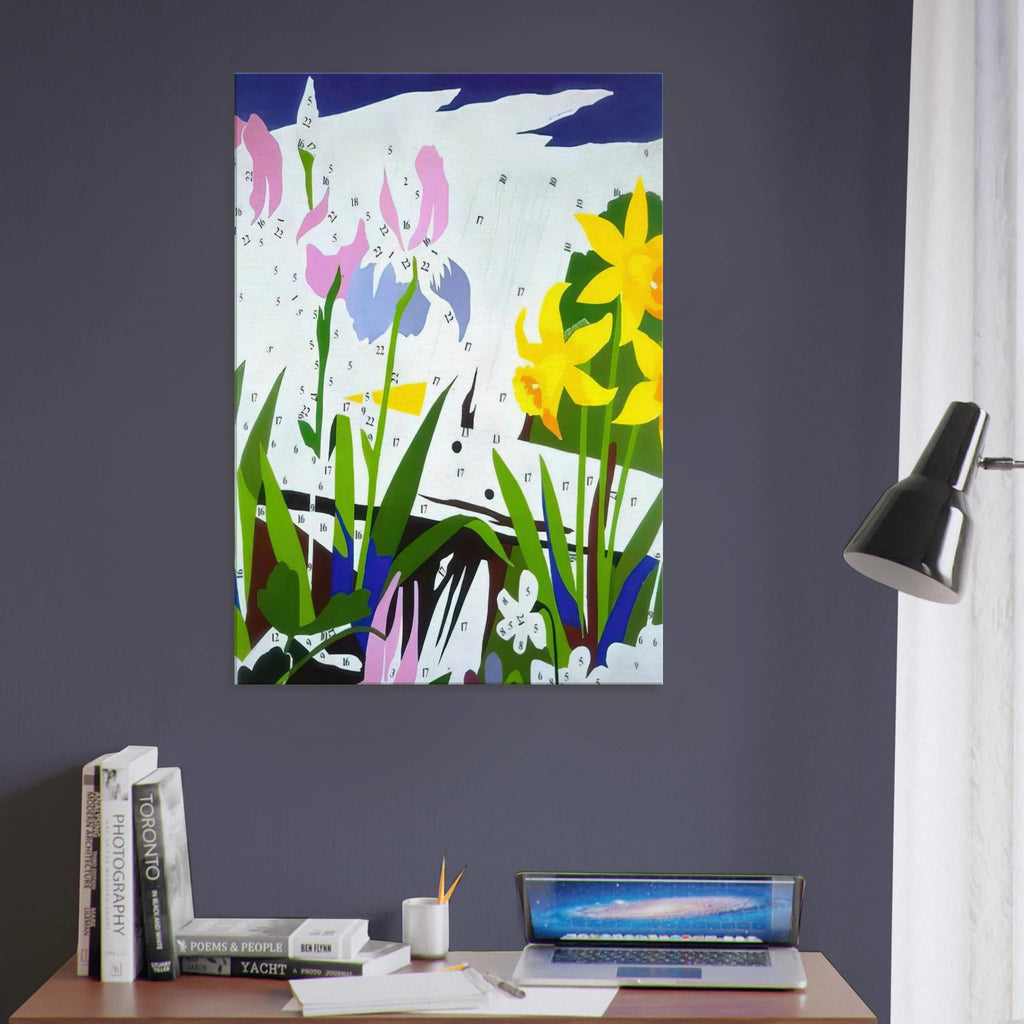 Do It Yourself  Flowers  Canvas | Andy Warhol Canvas | Andy Warhol Prints
