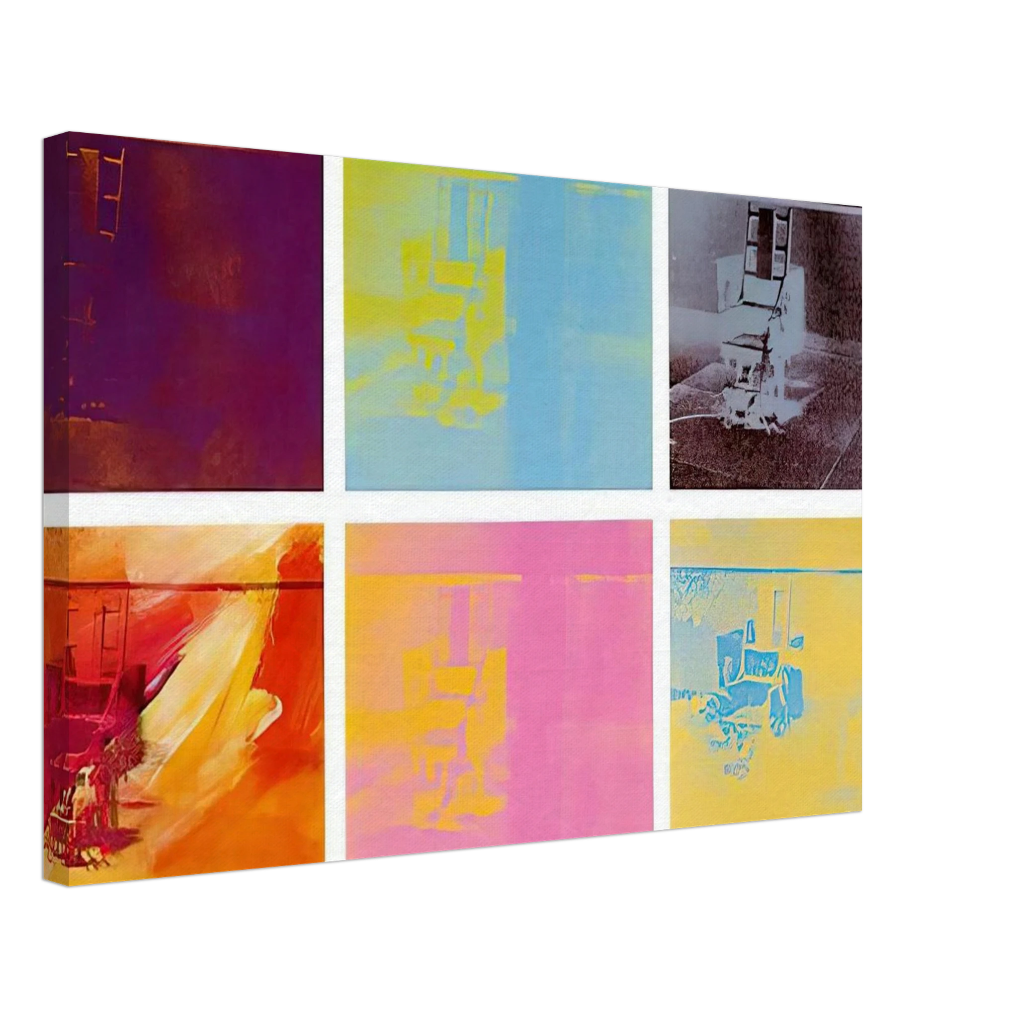 Electric Chair Canvas | Andy Warhol Canvas | Andy Warhol Prints