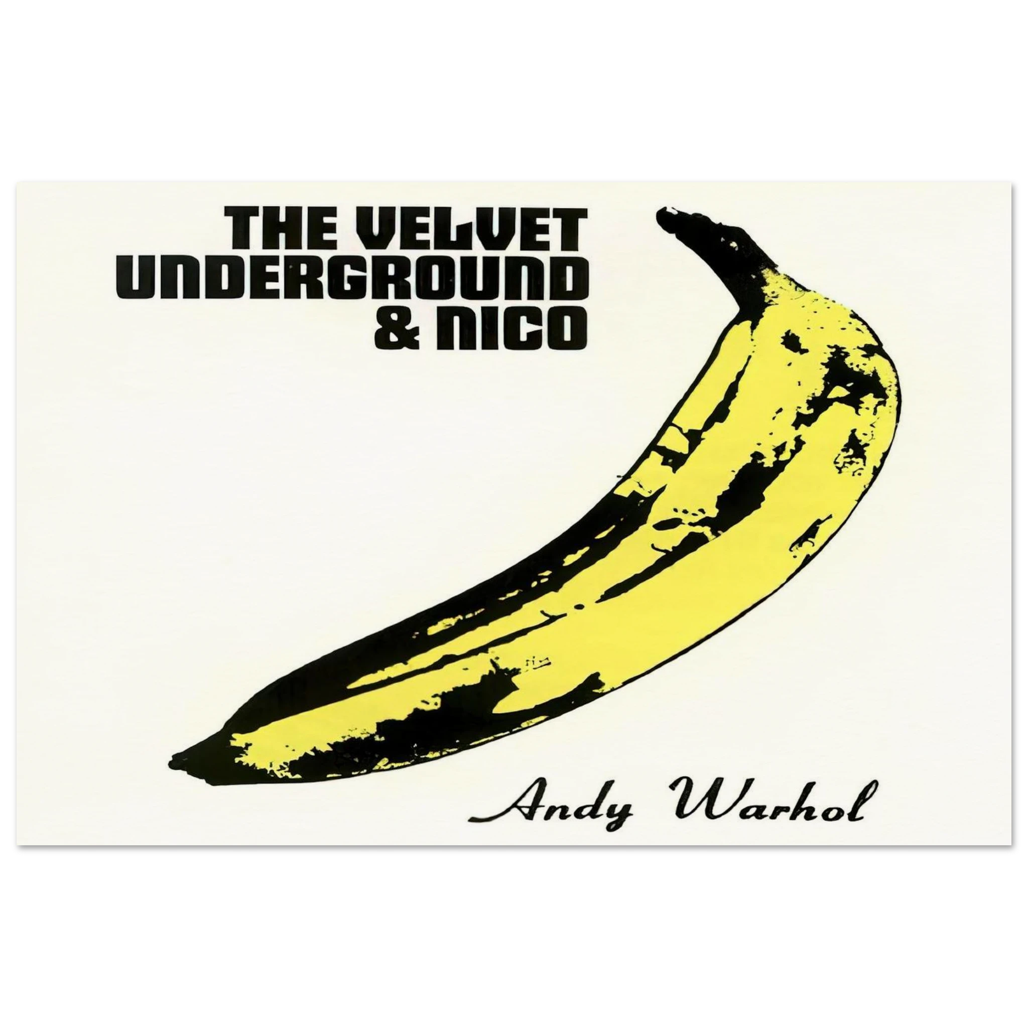 Velvet Underground & Nico Poster | Andy Warhol Poster | Andy Warhol Prints