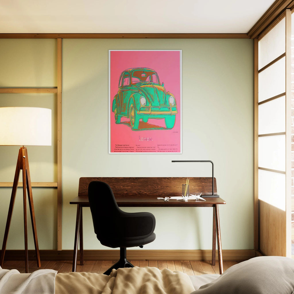 Volkswagen Framed Poster | Andy Warhol Framed Prints Wall Art | Andy Warhol Prints