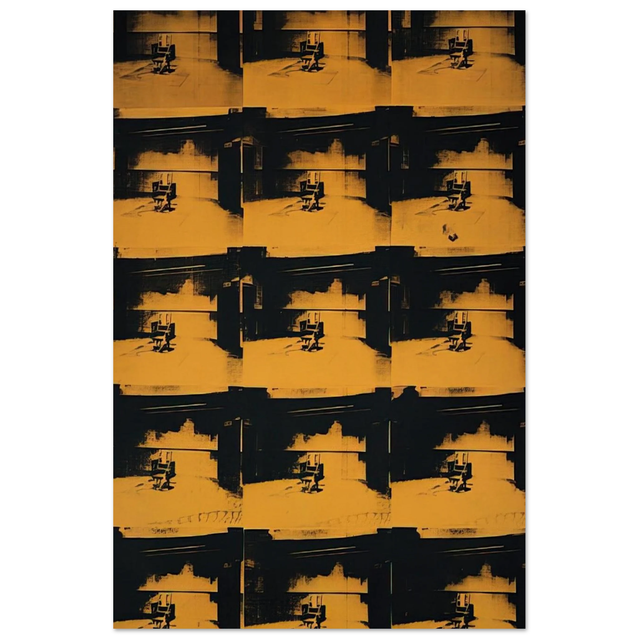 Orange Disaster Poster | Andy Warhol Poster | Andy Warhol Prints