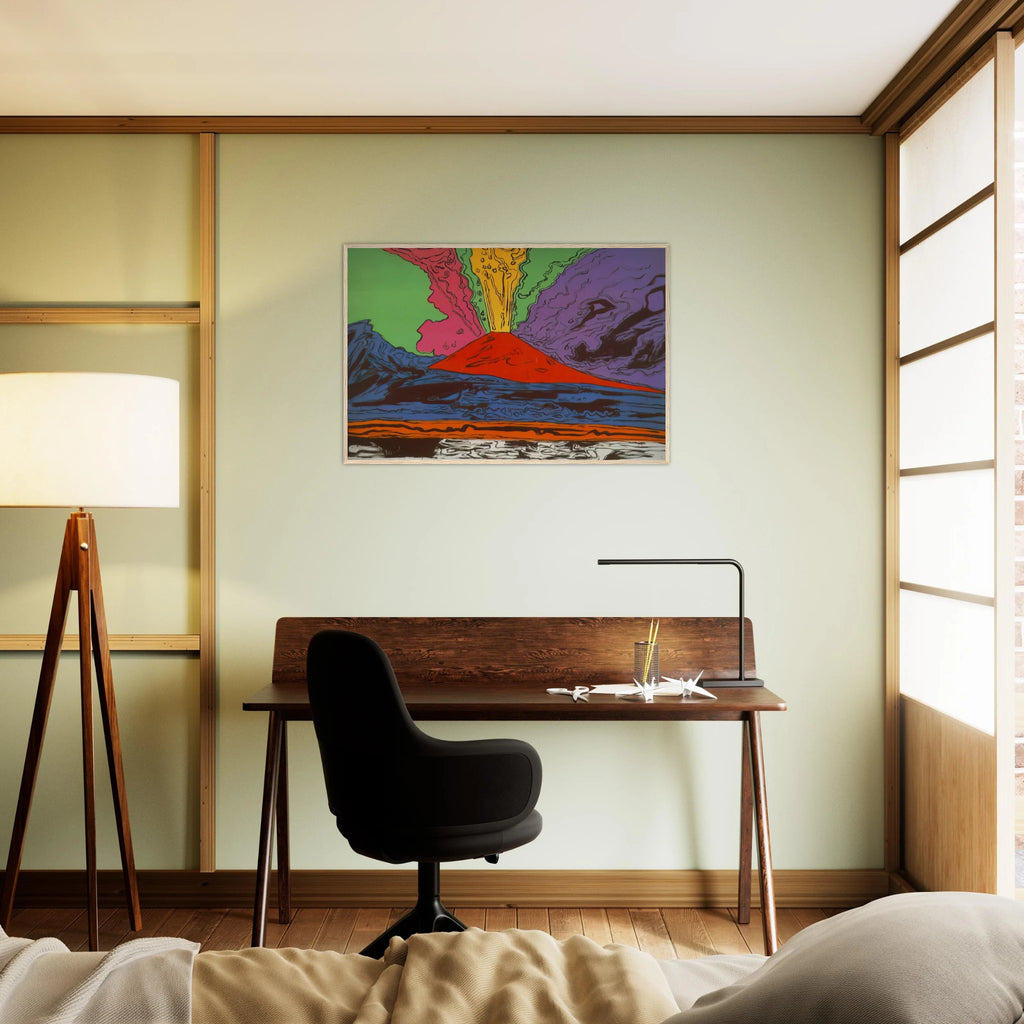 Vesuvius Framed Poster | Andy Warhol Framed Prints Wall Art | Andy Warhol Prints
