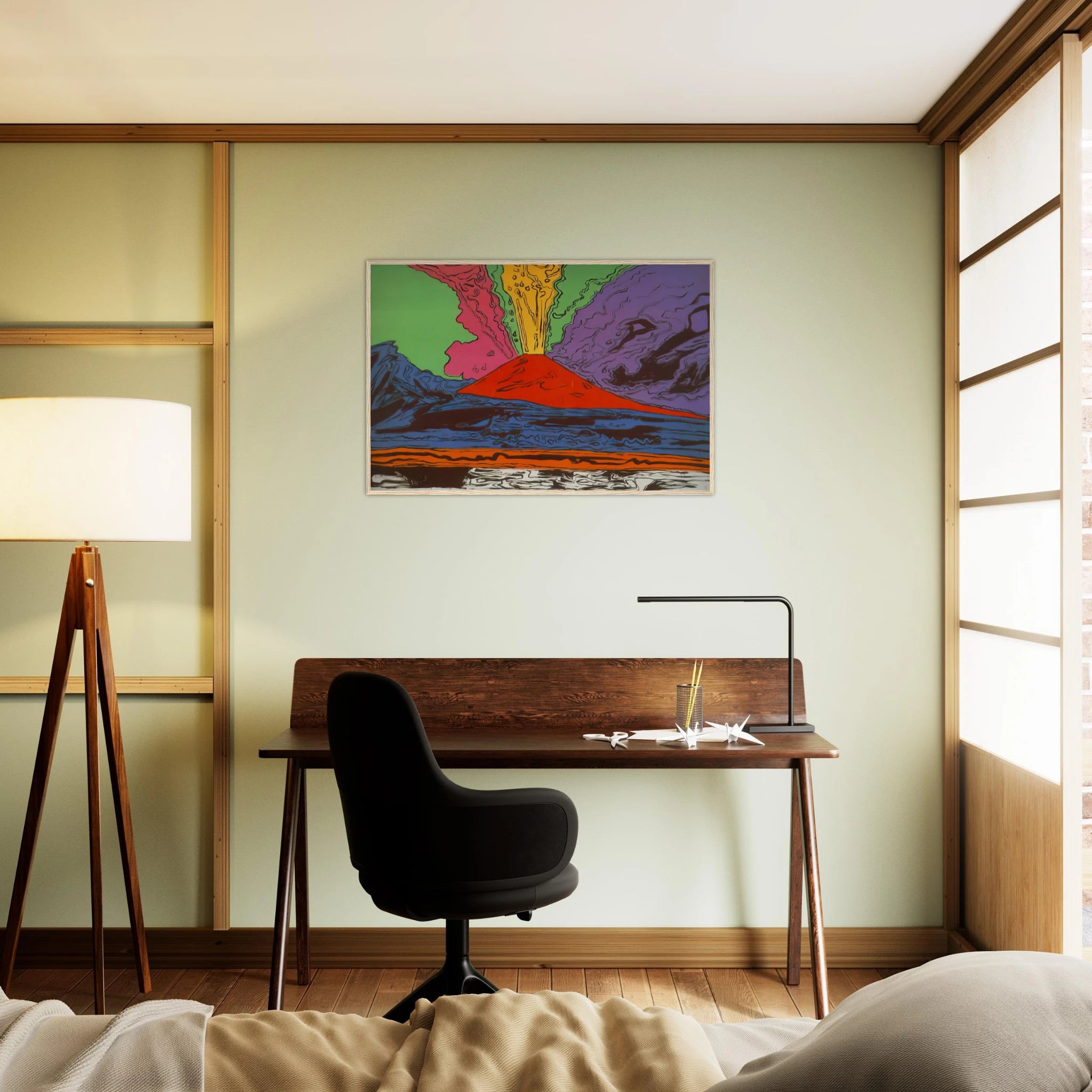Vesuvius Framed Poster | Andy Warhol Framed Prints Wall Art | Andy Warhol Prints