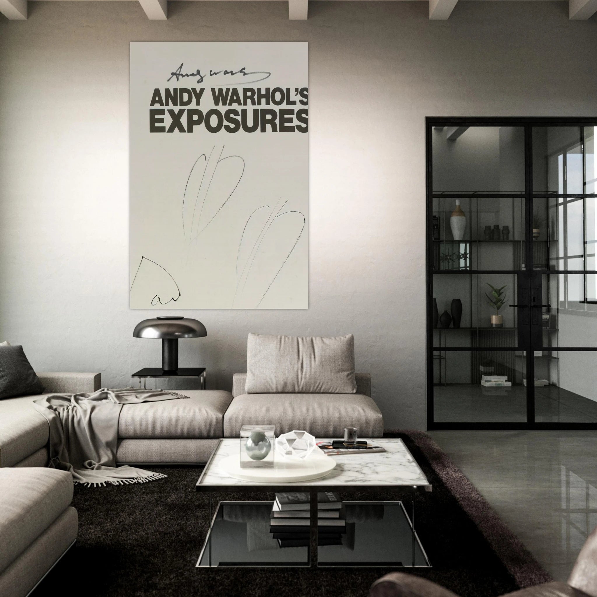Butterfly Hearths  Andy Warhol's Exposures  Poster | Andy Warhol Poster | Andy Warhol Prints