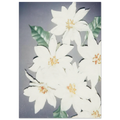 Christmas Poinsettias-White Poster | Andy Warhol Poster | Andy Warhol Prints