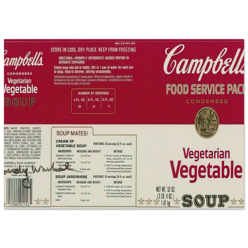 Campbell Soup Company Poster | Andy Warhol Poster | Andy Warhol Prints