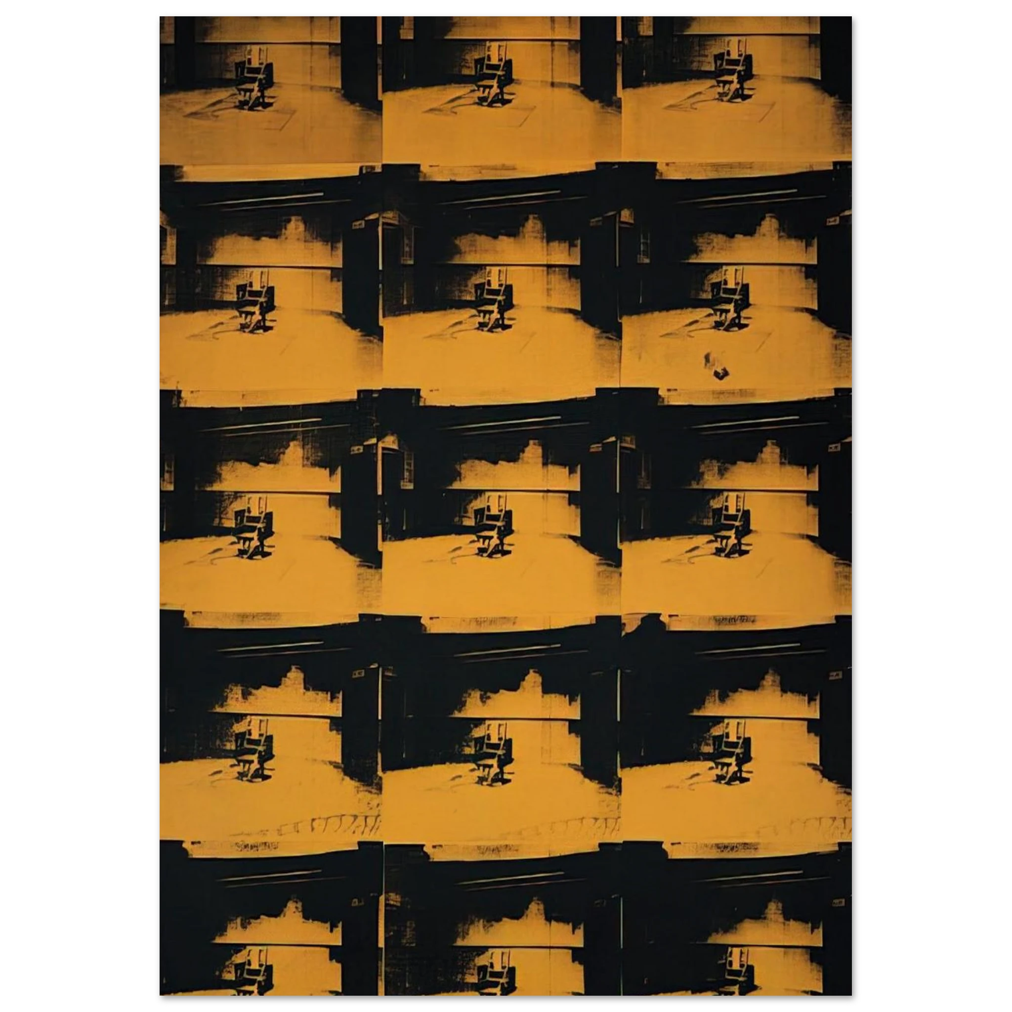 Orange Disaster Poster | Andy Warhol Poster | Andy Warhol Prints