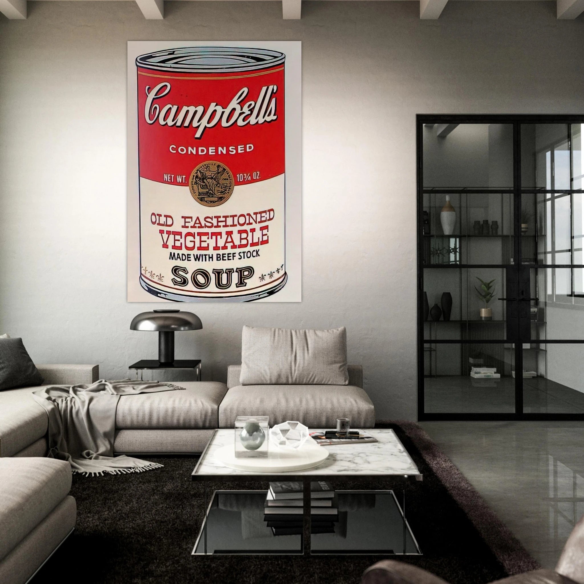 Campbell's Soup Can  Old Fashioned Vegetable  Poster | Andy Warhol Poster | Andy Warhol Prints