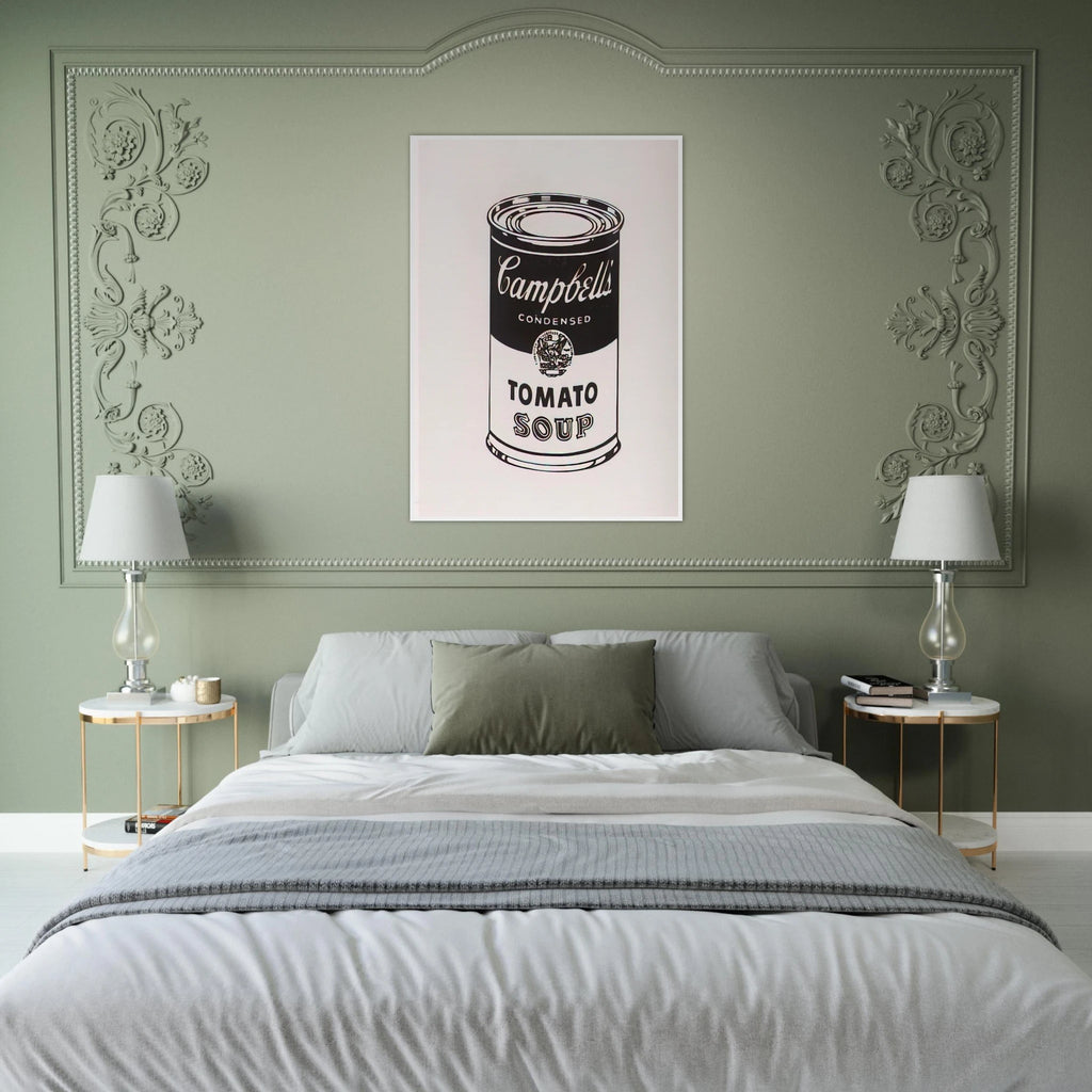 Campbell's Soup Can  Tomato -Retrospective Series Framed Poster | Andy Warhol Framed Prints Wall Art | Andy Warhol Prints