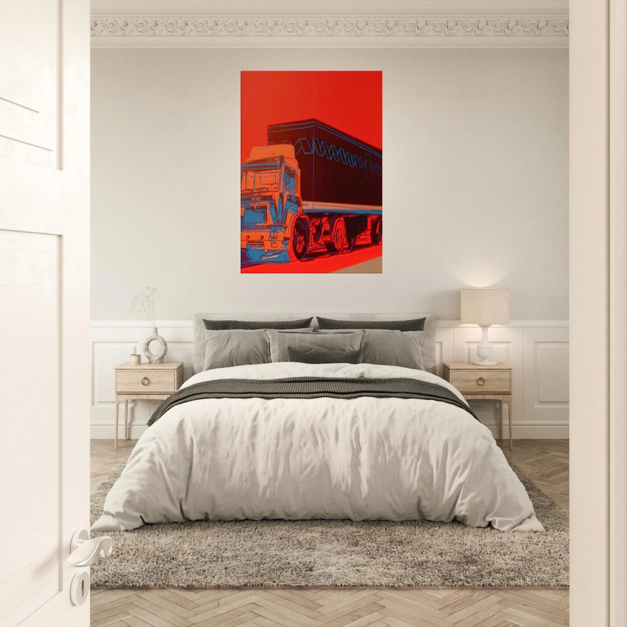 Truck Announcement Canvas | Andy Warhol Canvas | Andy Warhol Prints