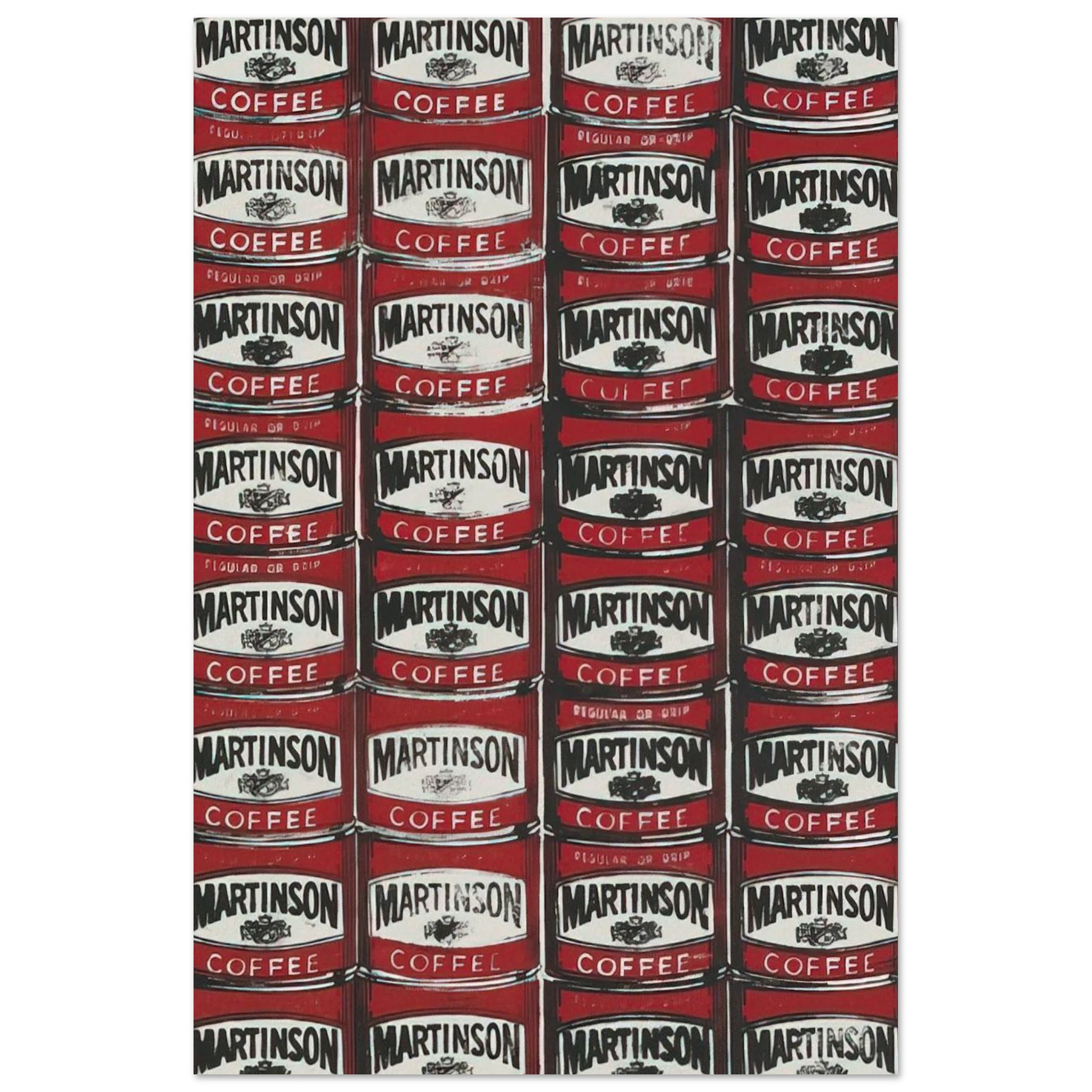 Martinson Coffee Poster | Andy Warhol Poster | Andy Warhol Prints