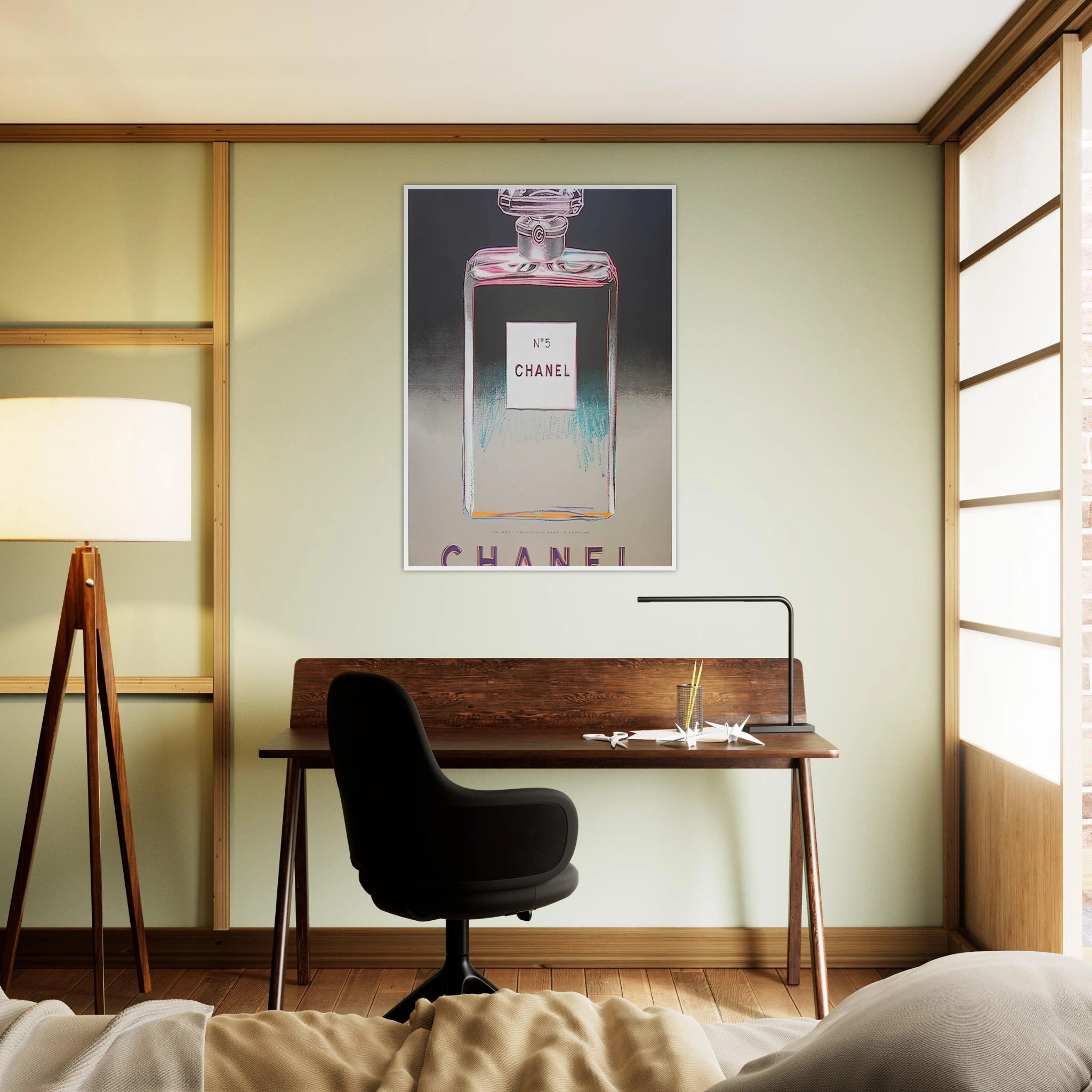 Chanel No. 5 Framed Poster | Andy Warhol Framed Prints Wall Art | Andy Warhol Prints