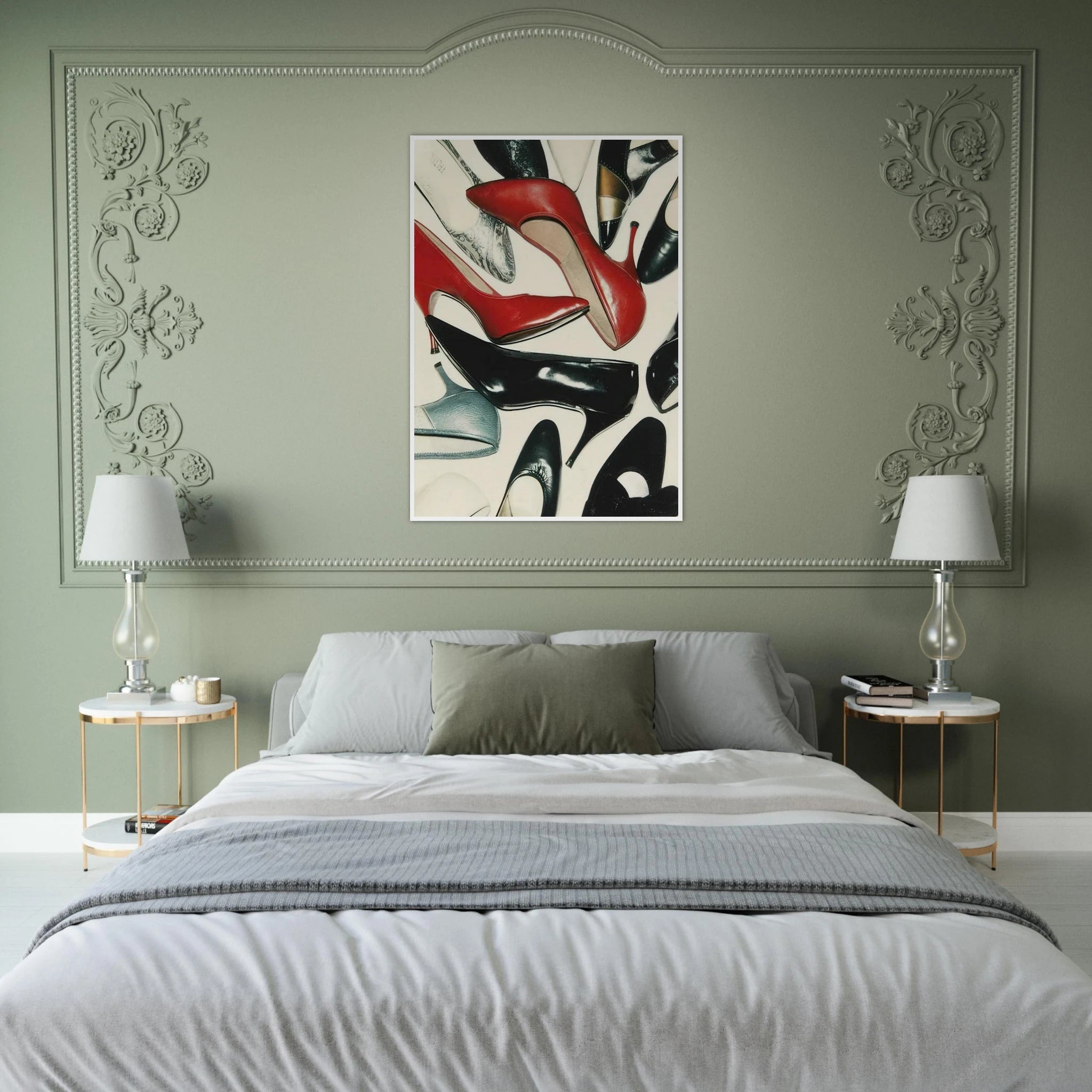 Shoes Framed Poster | Andy Warhol Framed Prints Wall Art | Andy Warhol Prints