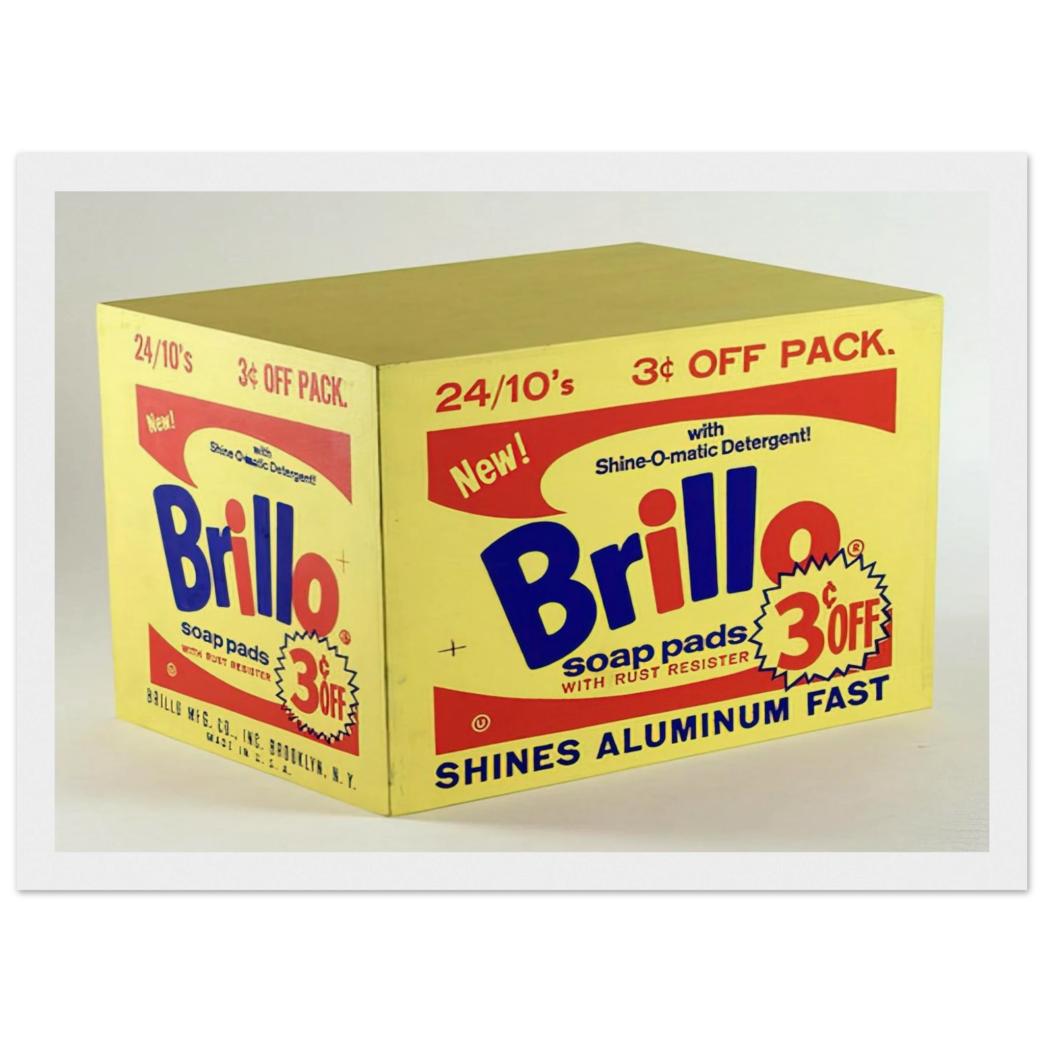 Brillo Box  3c Off  Framed Poster | Andy Warhol Framed Prints Wall Art | Andy Warhol Prints