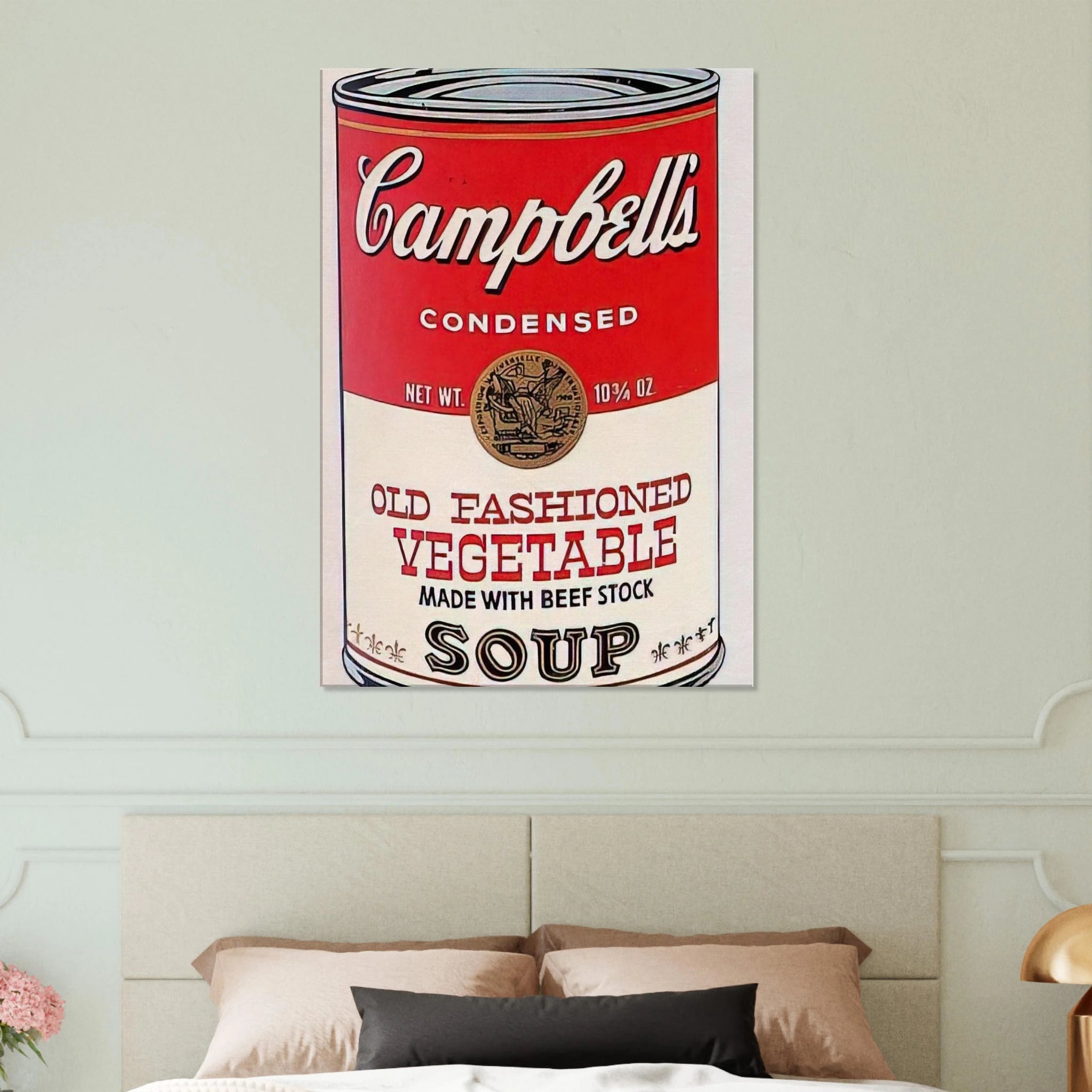 Campbell's Soup Can  Old Fashioned Vegetable  Canvas | Andy Warhol Canvas | Andy Warhol Prints