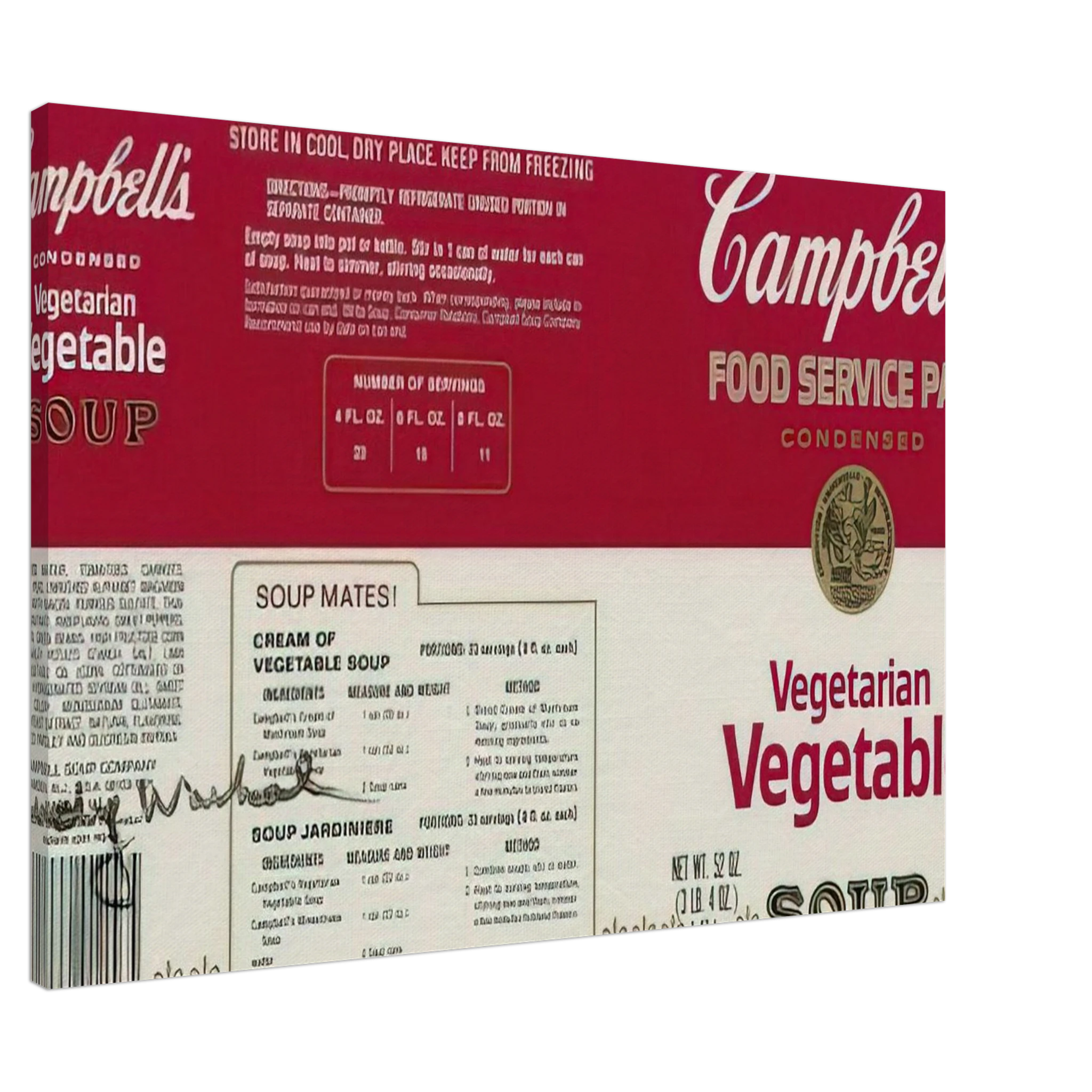 Campbell Soup Company Canvas | Andy Warhol Canvas | Andy Warhol Prints