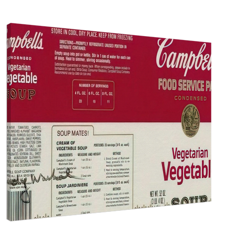 Campbell Soup Company Canvas | Andy Warhol Canvas | Andy Warhol Prints