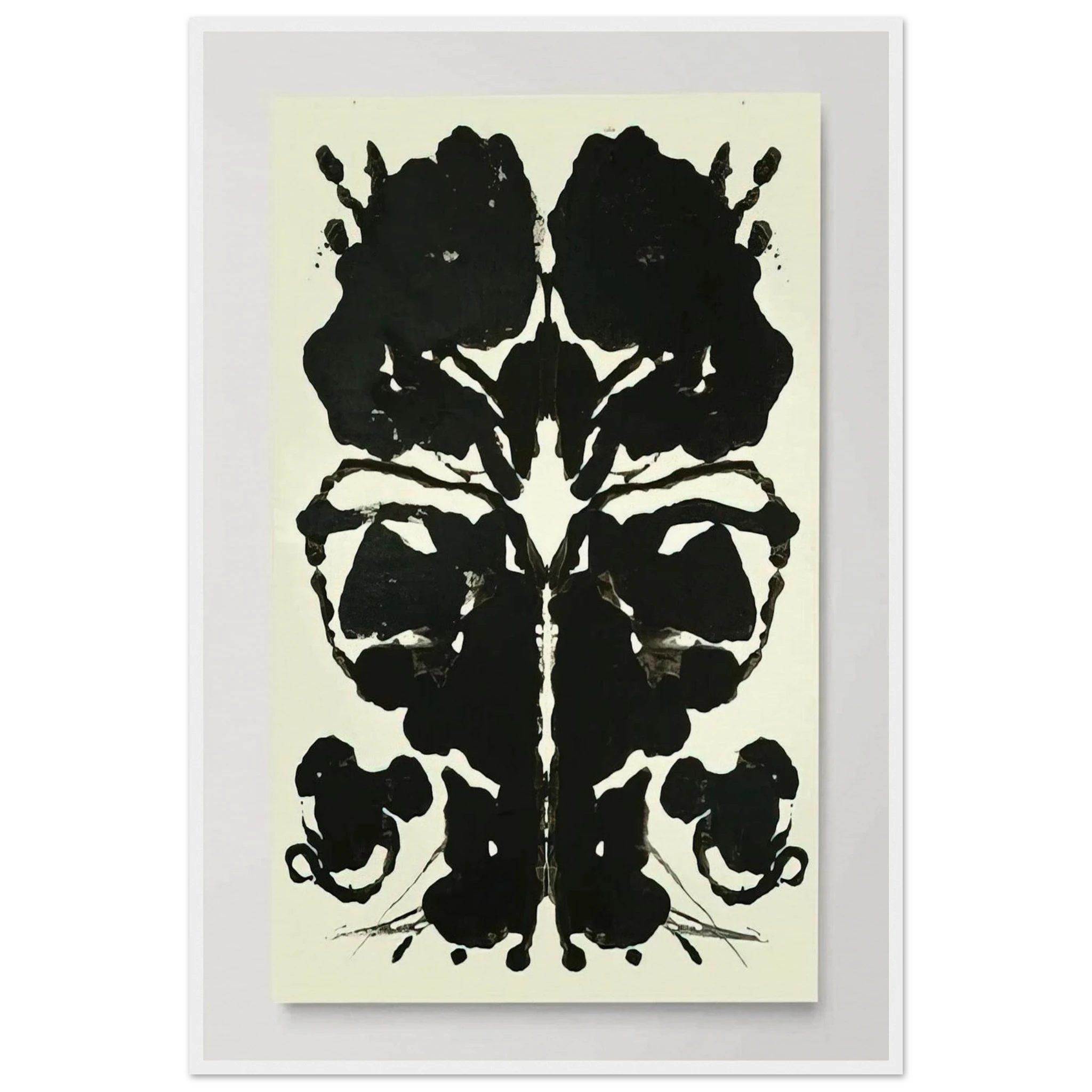 Rorschach Framed Poster | Andy Warhol Framed Prints Wall Art | Andy Warhol Prints