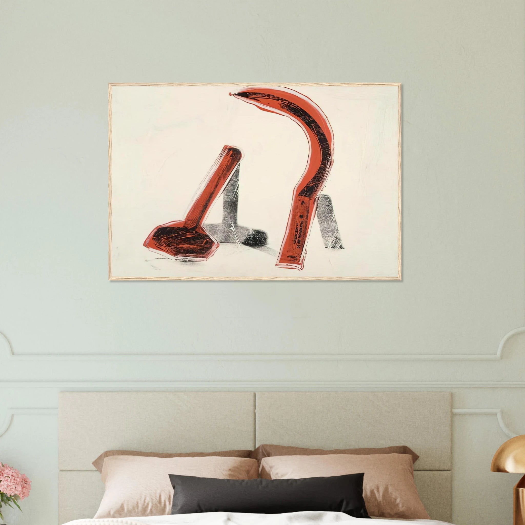 Hammer and Sickle Framed Poster | Andy Warhol Framed Prints Wall Art | Andy Warhol Prints