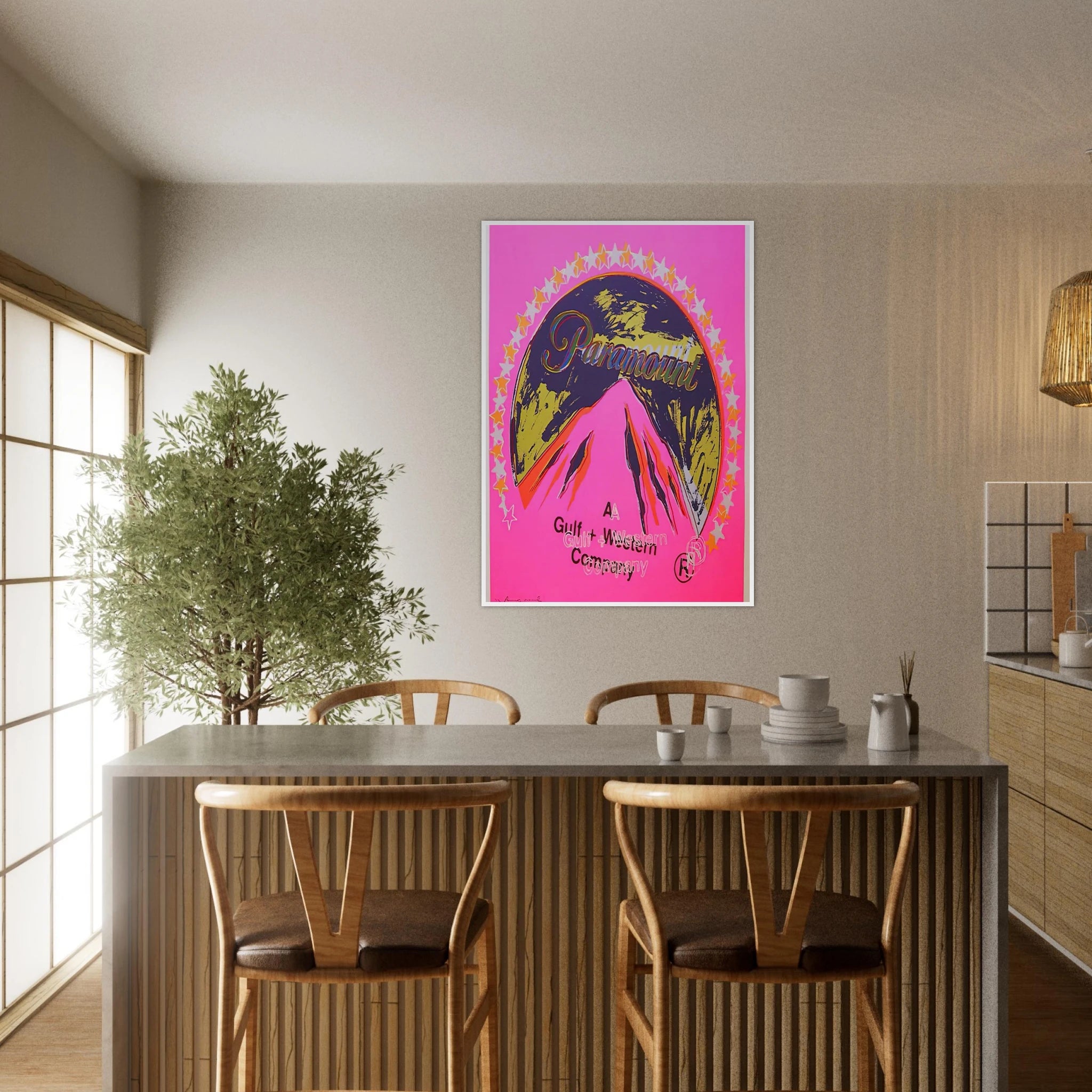 Paramount Framed Poster | Andy Warhol Framed Prints Wall Art | Andy Warhol Prints