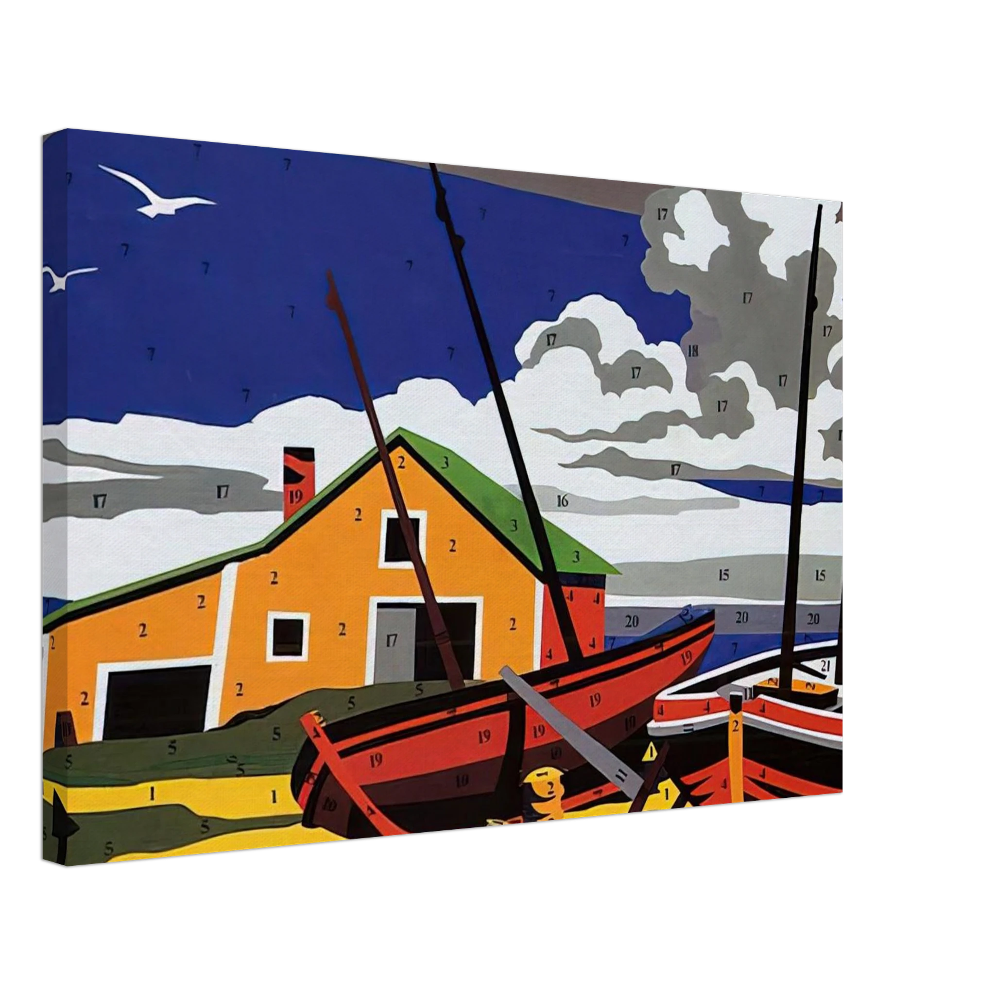 Do It Yourself  Seascape  Canvas | Andy Warhol Canvas | Andy Warhol Prints