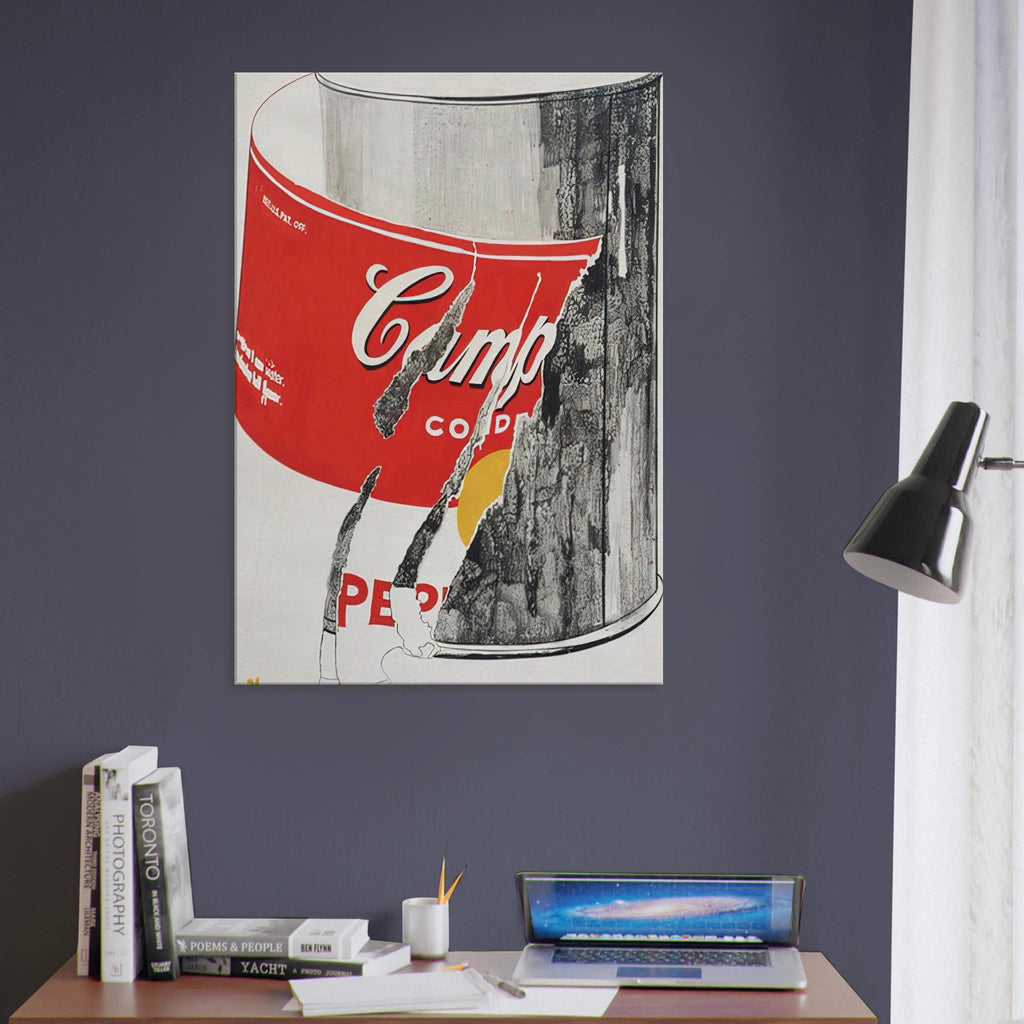 Big Torn Campbell's Soup Can  Pepper Pot  Canvas | Andy Warhol Canvas | Andy Warhol Prints