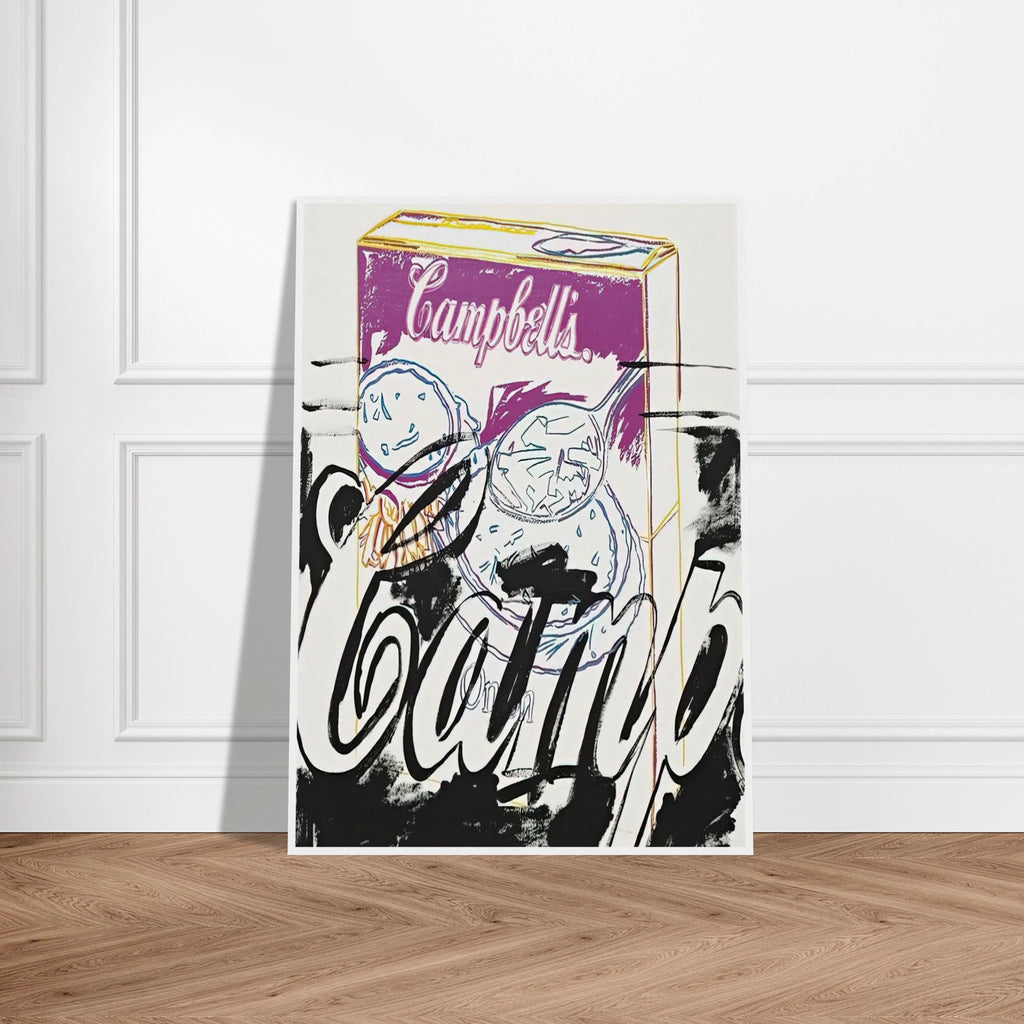 Campell's Onion Soup Box Framed Poster | Andy Warhol Framed Prints Wall Art | Andy Warhol Prints