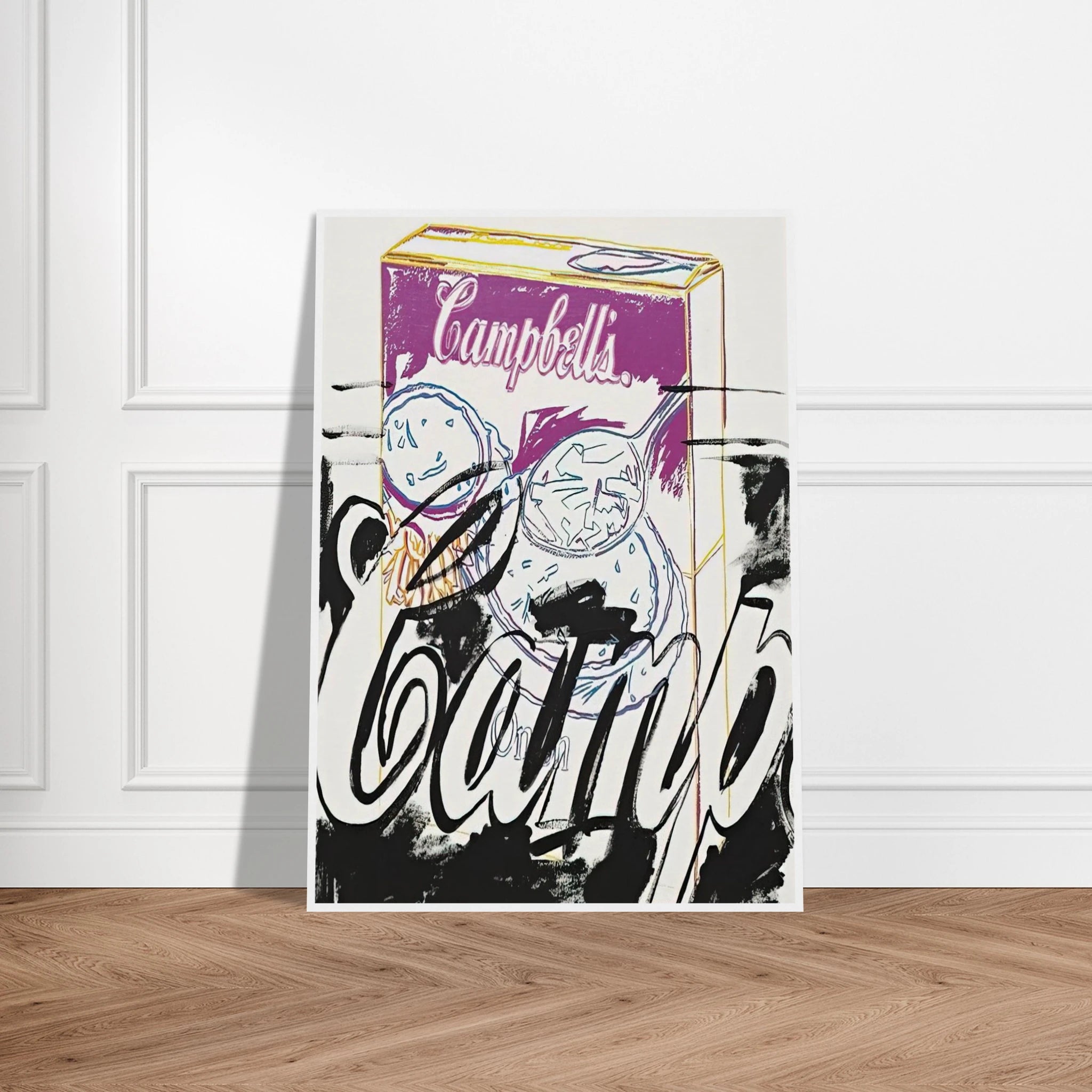 Campell's Onion Soup Box Framed Poster | Andy Warhol Framed Prints Wall Art | Andy Warhol Prints
