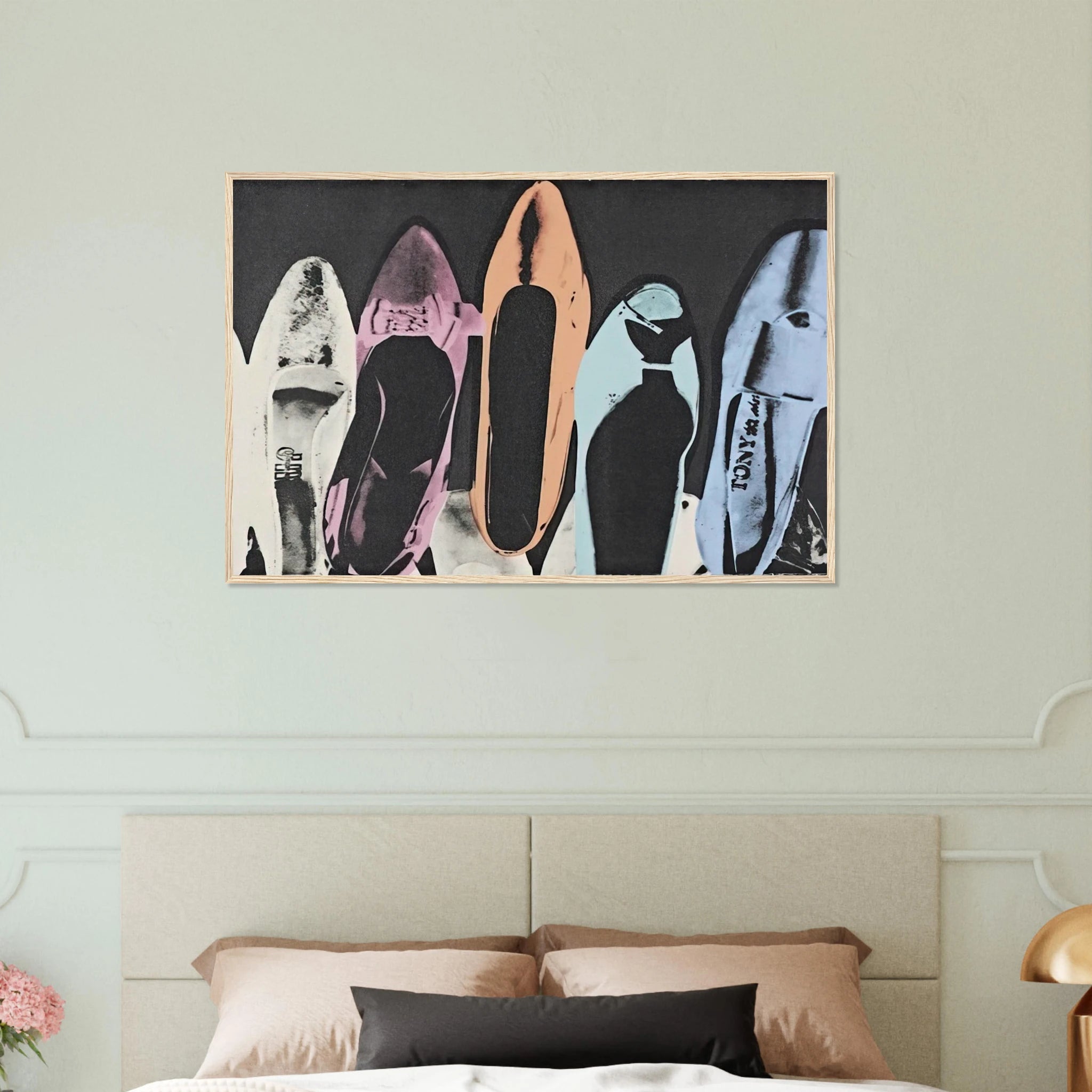 Diamond Dust Shoes Framed Poster | Andy Warhol Framed Prints Wall Art | Andy Warhol Prints