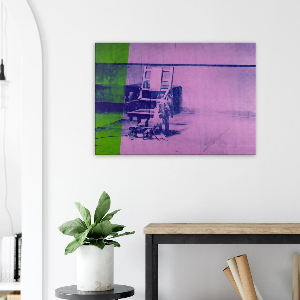 Big electric chair Canvas | Andy Warhol Canvas | Andy Warhol Prints