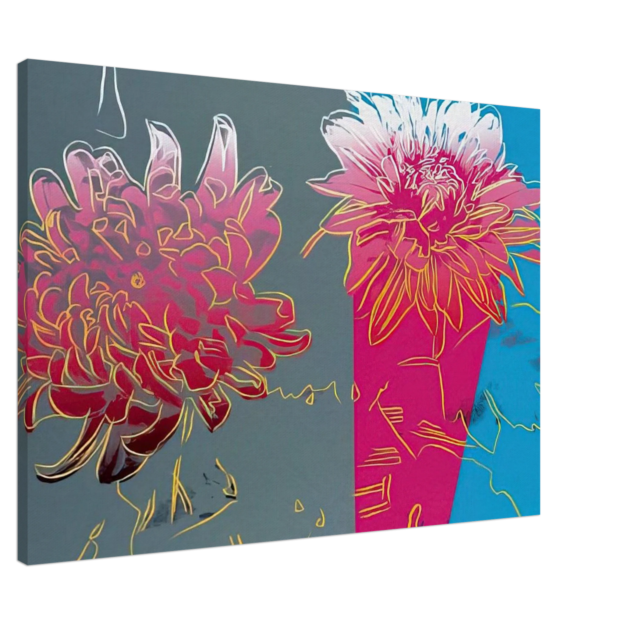 Kiku Canvas | Andy Warhol Canvas | Andy Warhol Prints