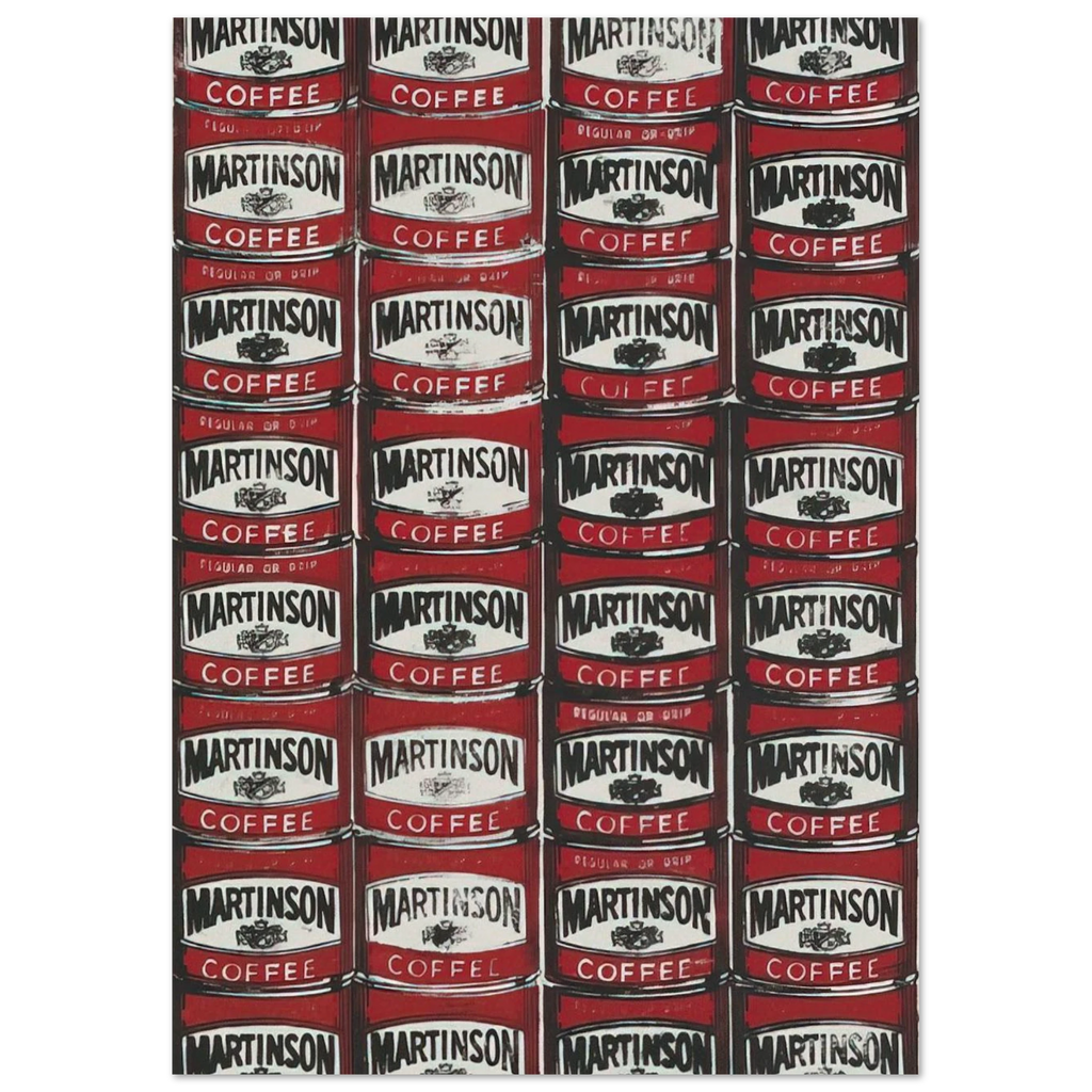 Martinson Coffee Poster | Andy Warhol Poster | Andy Warhol Prints