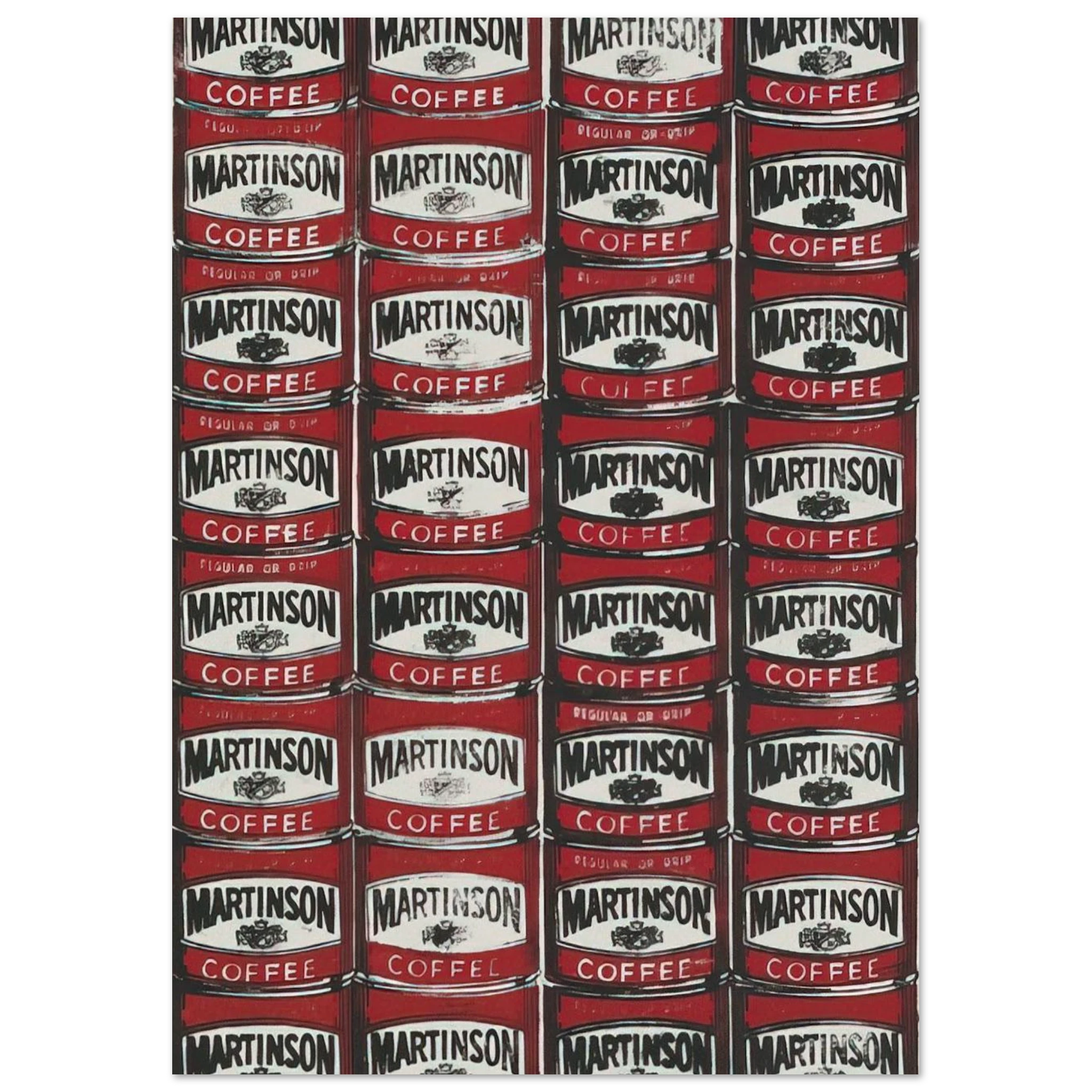 Martinson Coffee Poster | Andy Warhol Poster | Andy Warhol Prints